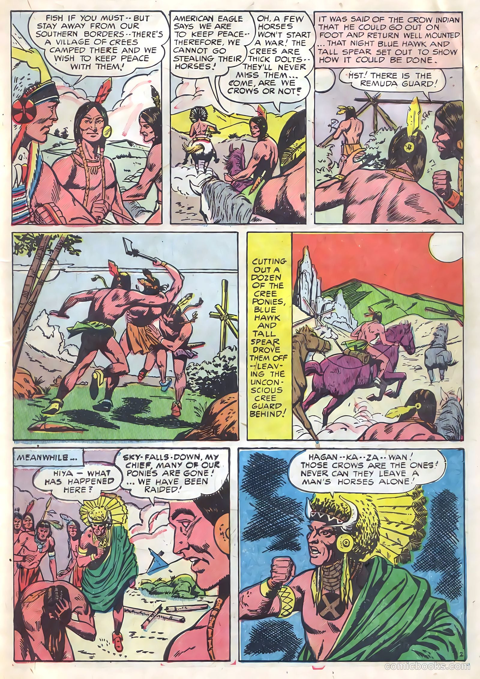 Prize Comics Western #102 (1950) — page 27 of 36