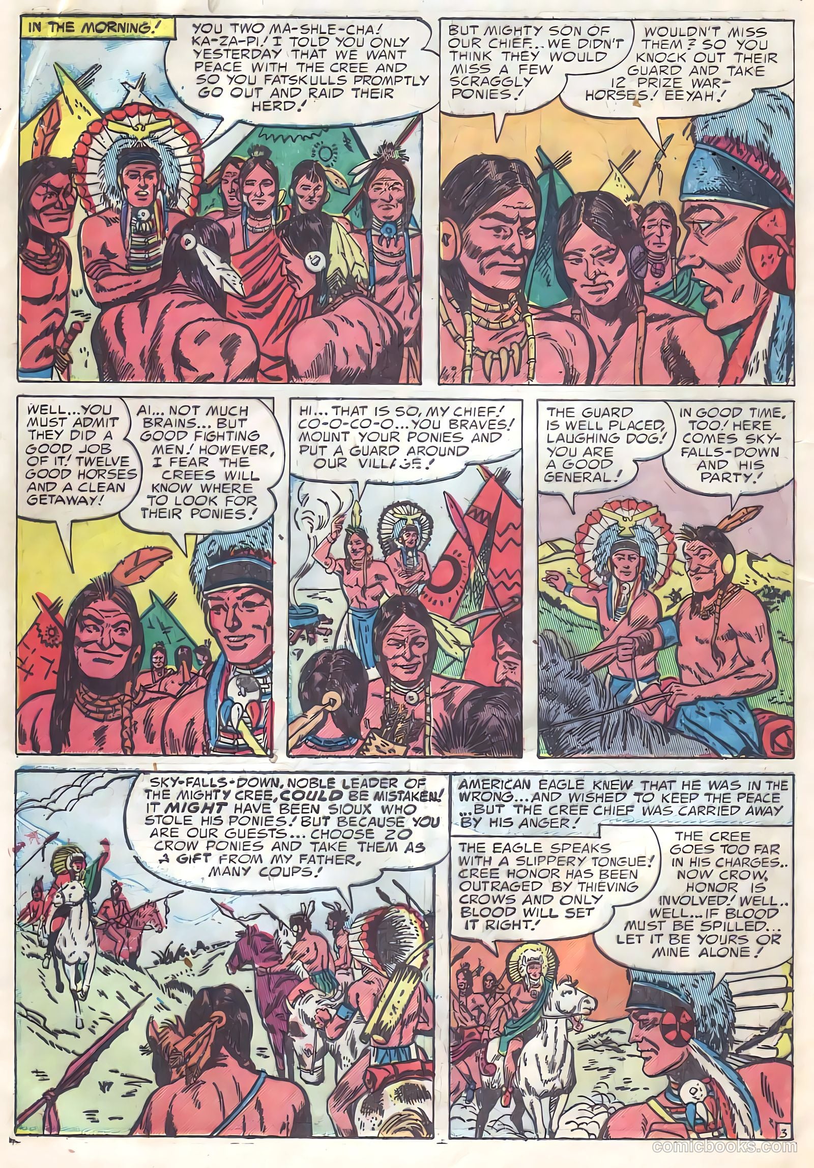Prize Comics Western #102 (1950) — page 28 of 36