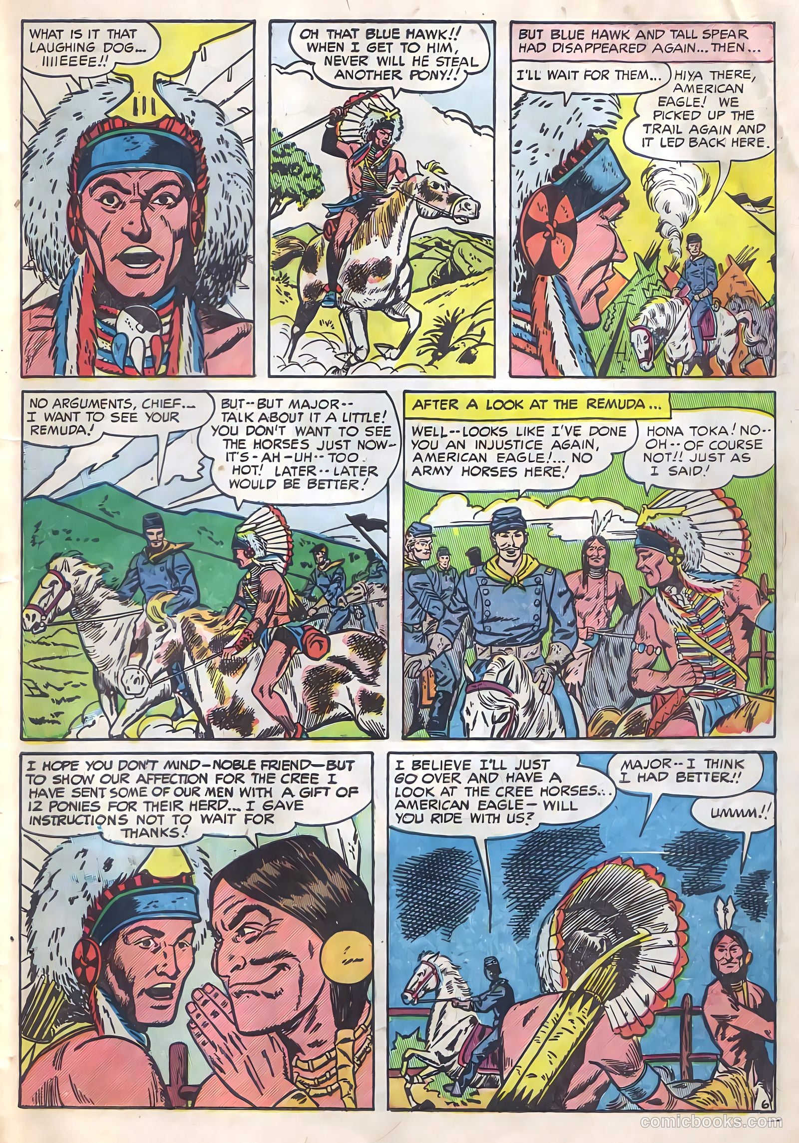 Prize Comics Western #102 (1950) — page 31 of 36