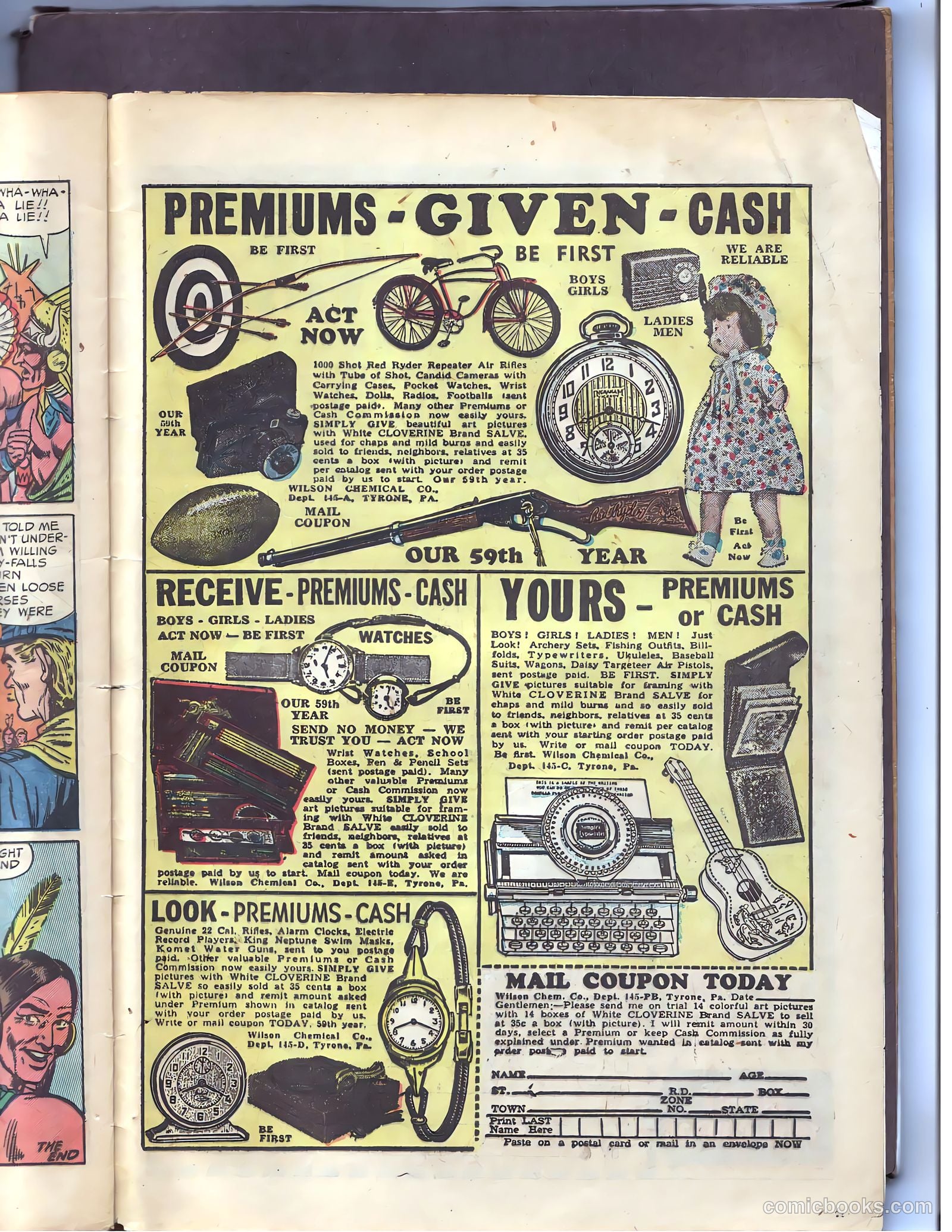 Prize Comics Western #102 (1950) — page 33 of 36