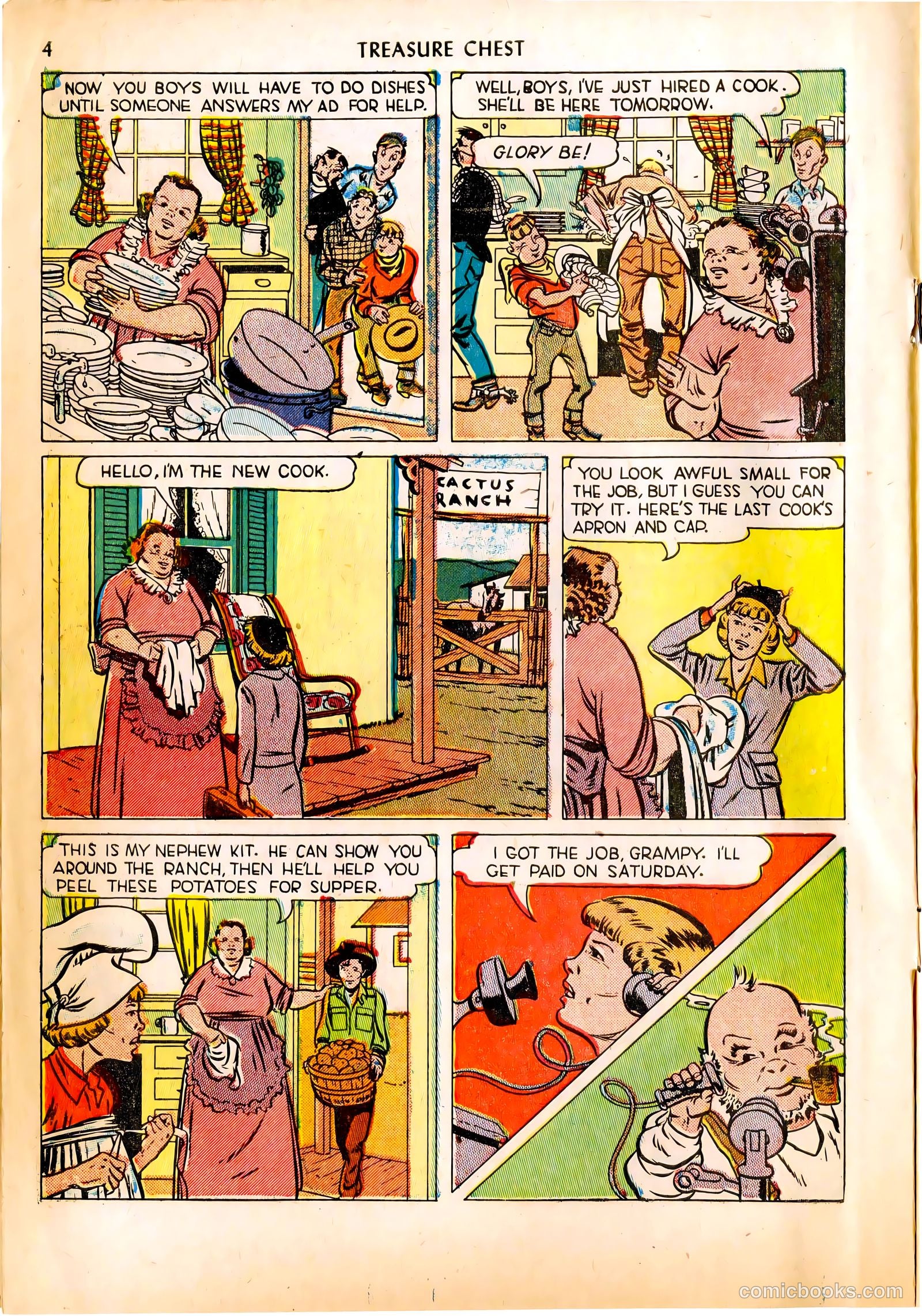 Treasure Chest of Fun and Fact v1 #4 — page 4 of 36