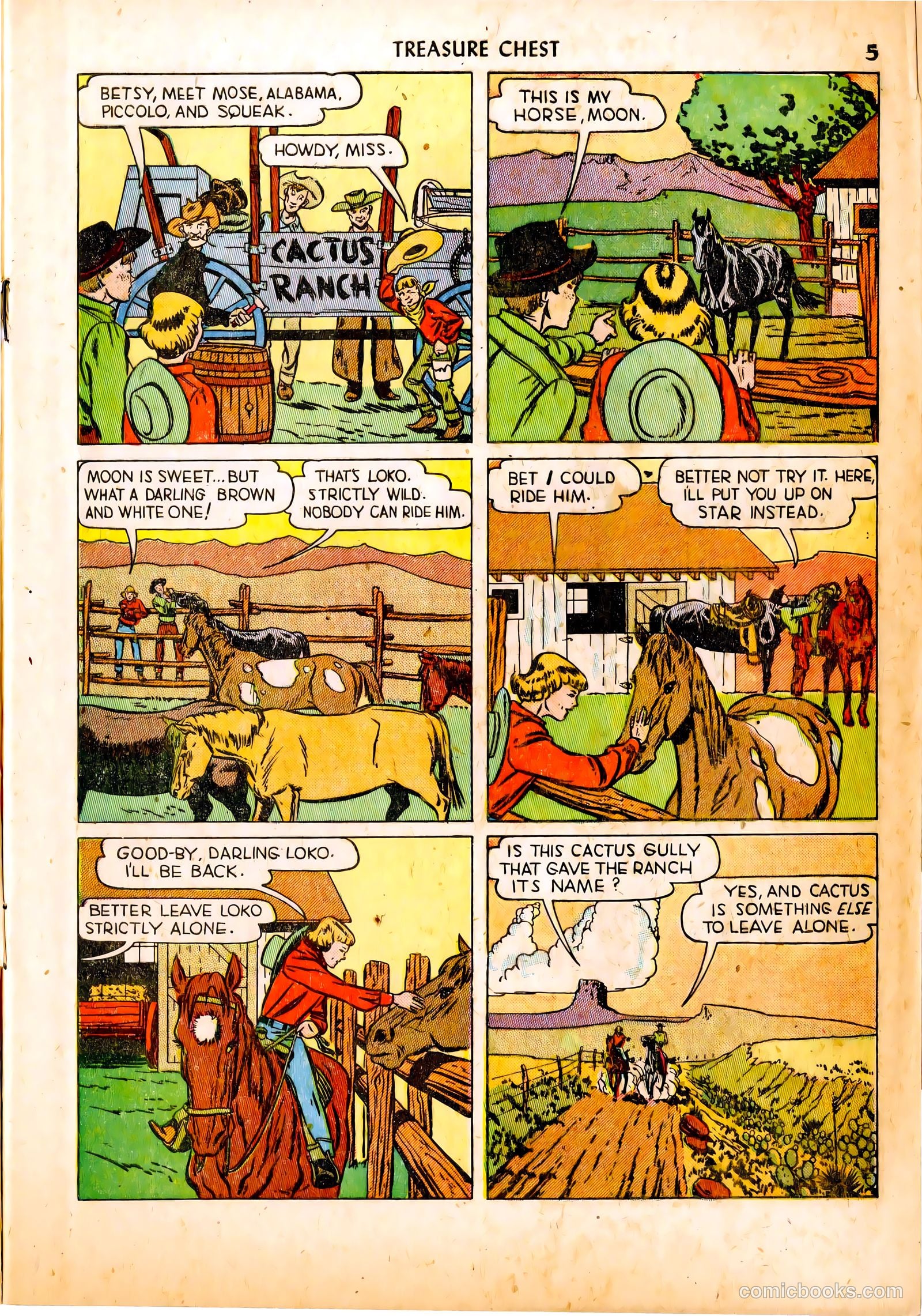 Treasure Chest of Fun and Fact v1 #4 — page 5 of 36