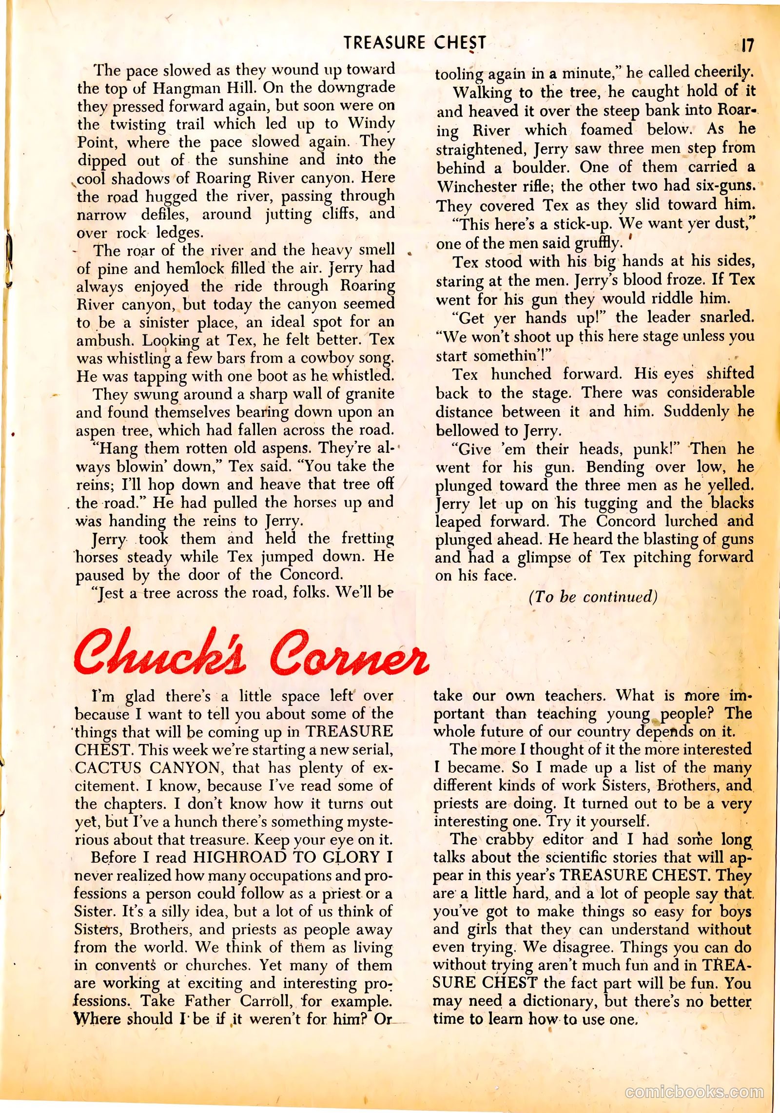 Treasure Chest of Fun and Fact v1 #4 — page 17 of 36