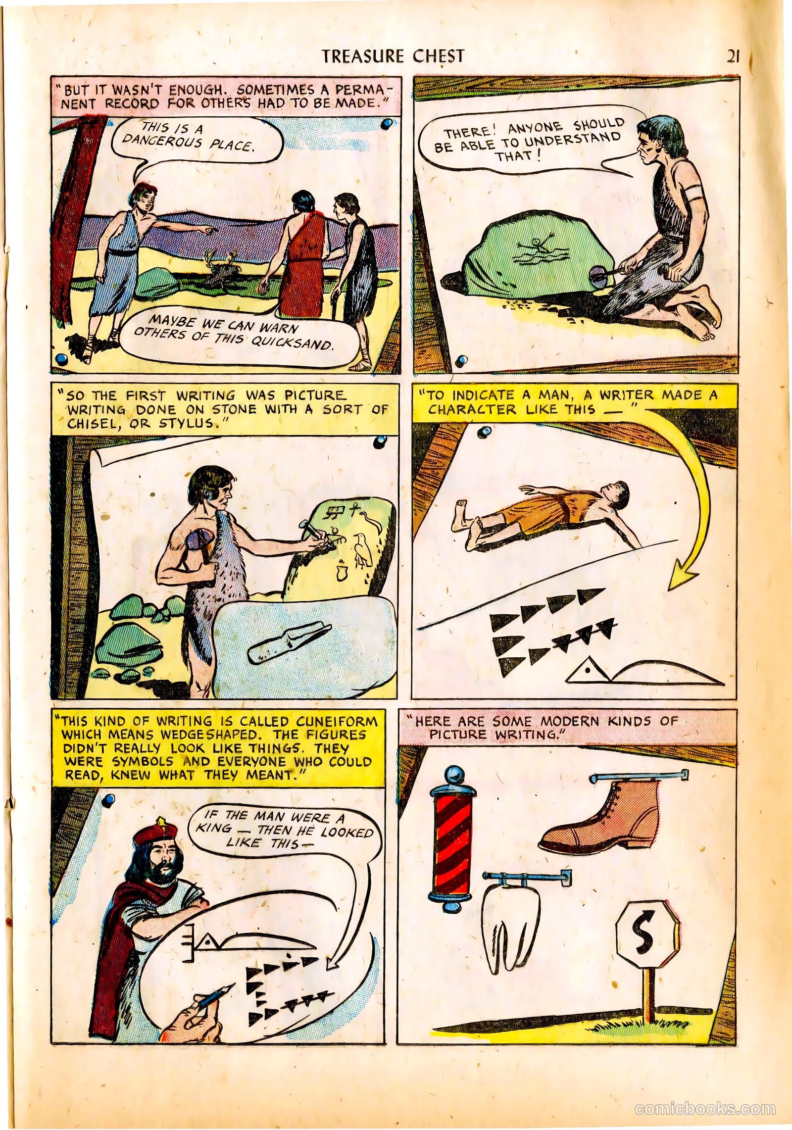 Treasure Chest of Fun and Fact v1 #4 — page 21 of 36