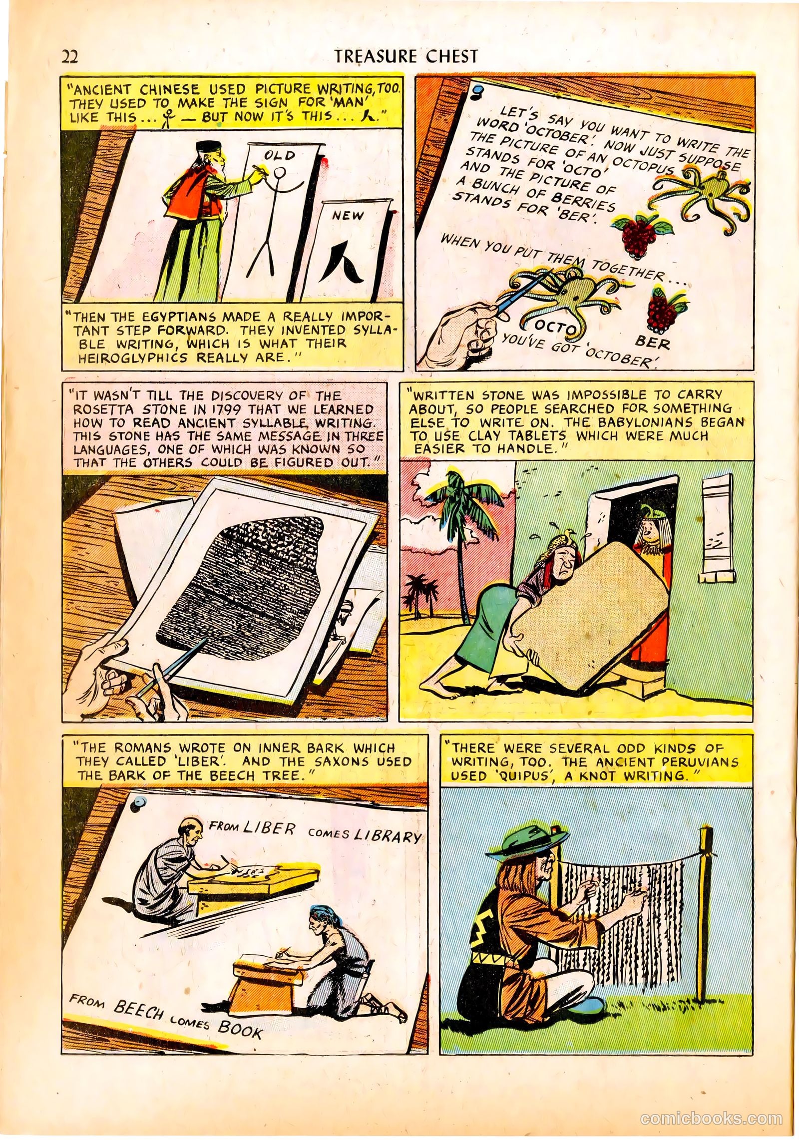 Treasure Chest of Fun and Fact v1 #4 — page 22 of 36