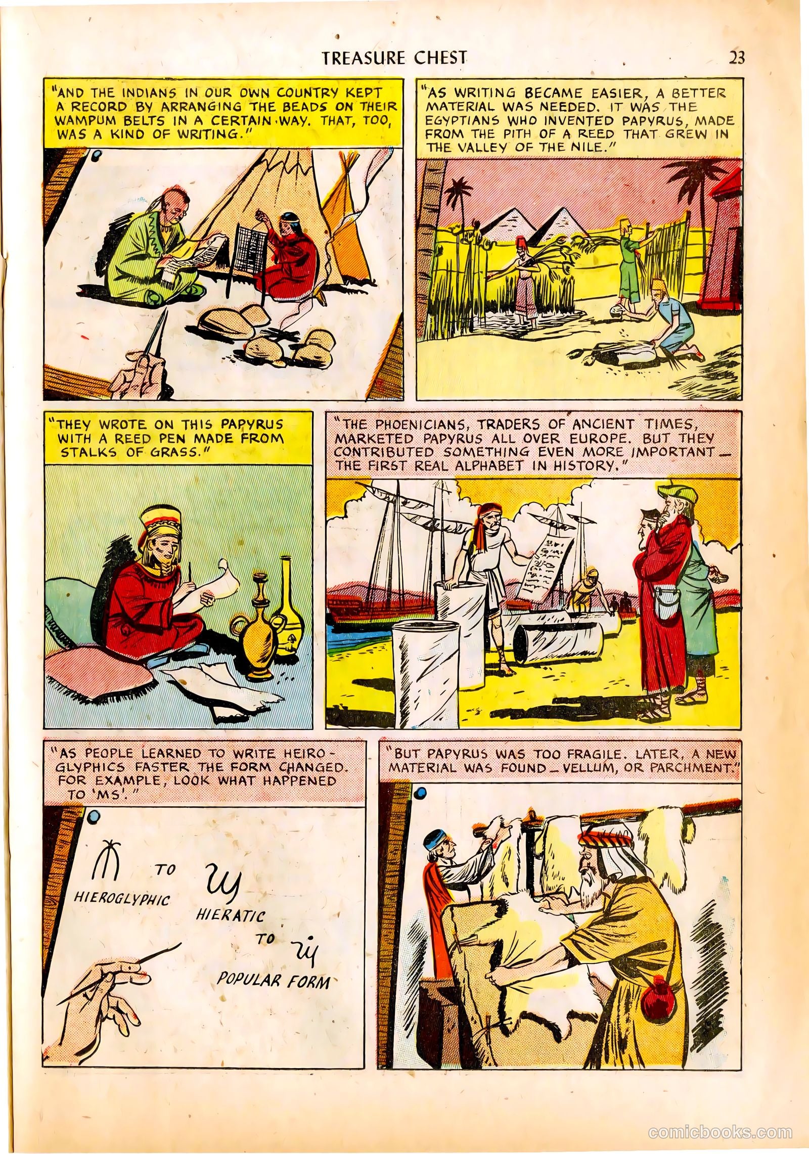 Treasure Chest of Fun and Fact v1 #4 — page 23 of 36