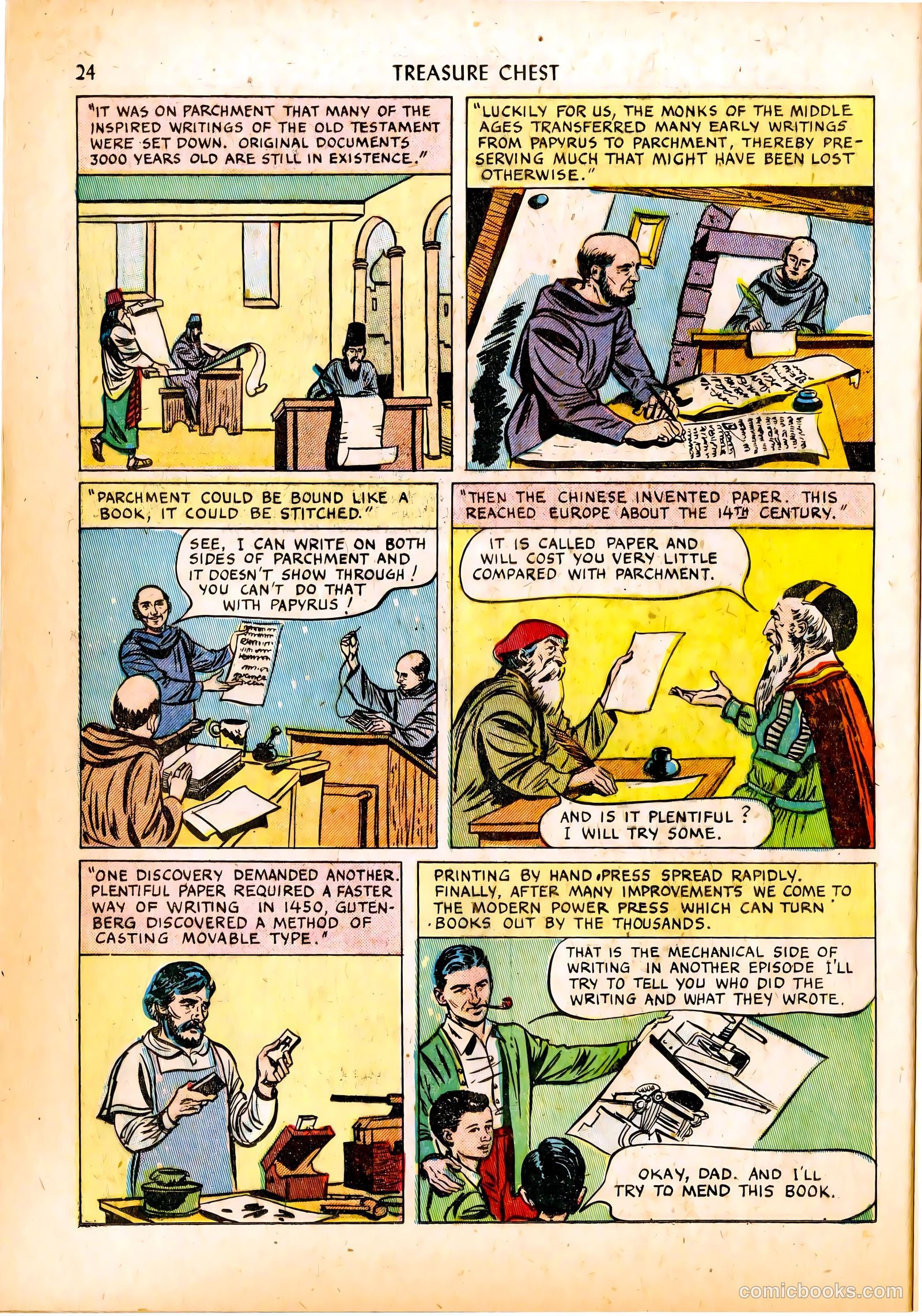 Treasure Chest of Fun and Fact v1 #4 — page 24 of 36