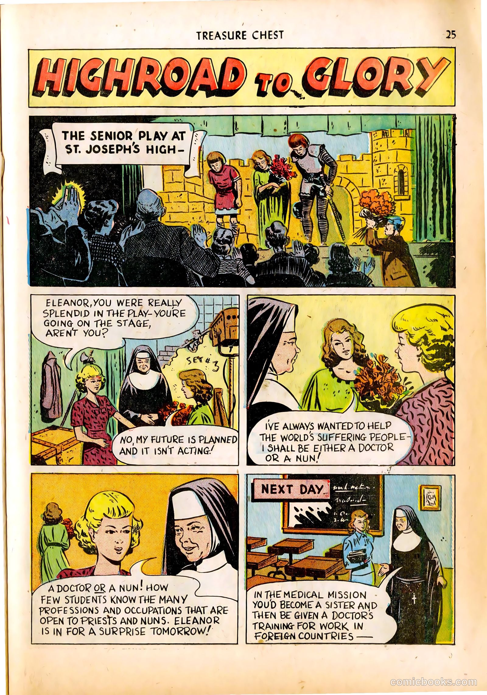 Treasure Chest of Fun and Fact v1 #4 — page 25 of 36