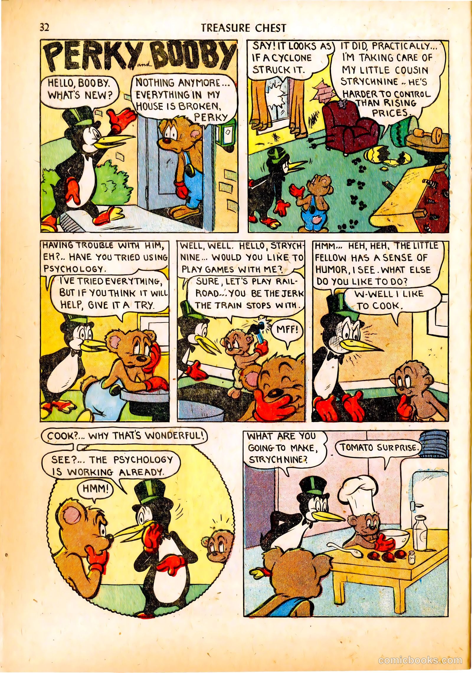 Treasure Chest of Fun and Fact v1 #4 — page 32 of 36