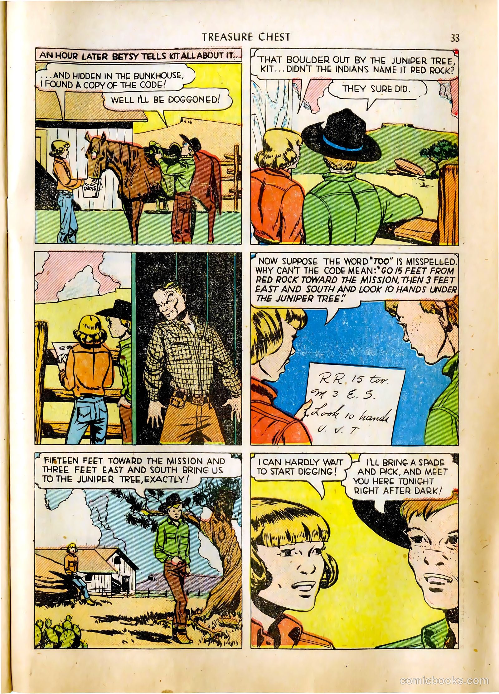 Treasure Chest of Fun and Fact v2 #9 — page 33 of 36