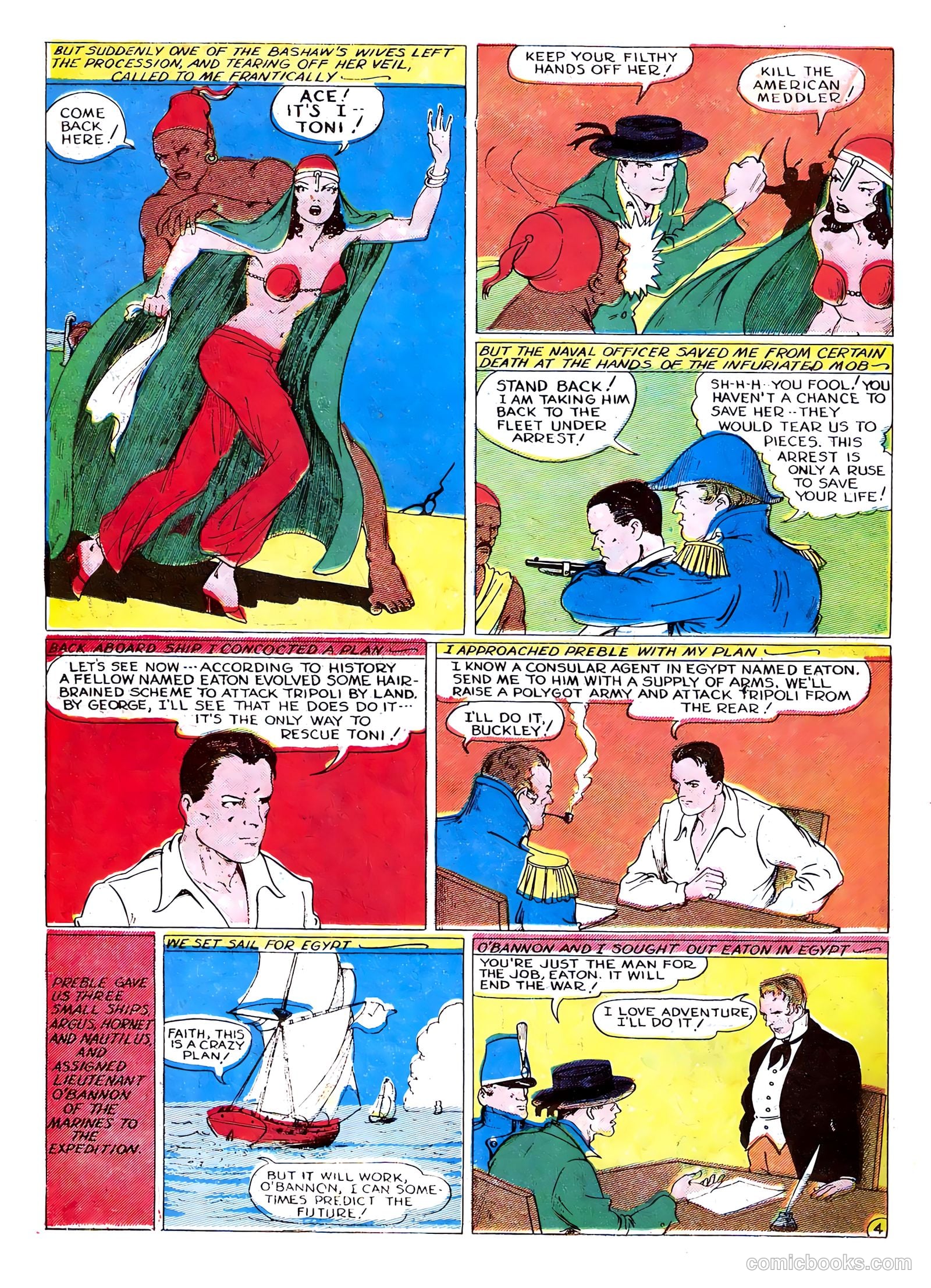 Startling Comics #4 (1940) — page 34 of 64