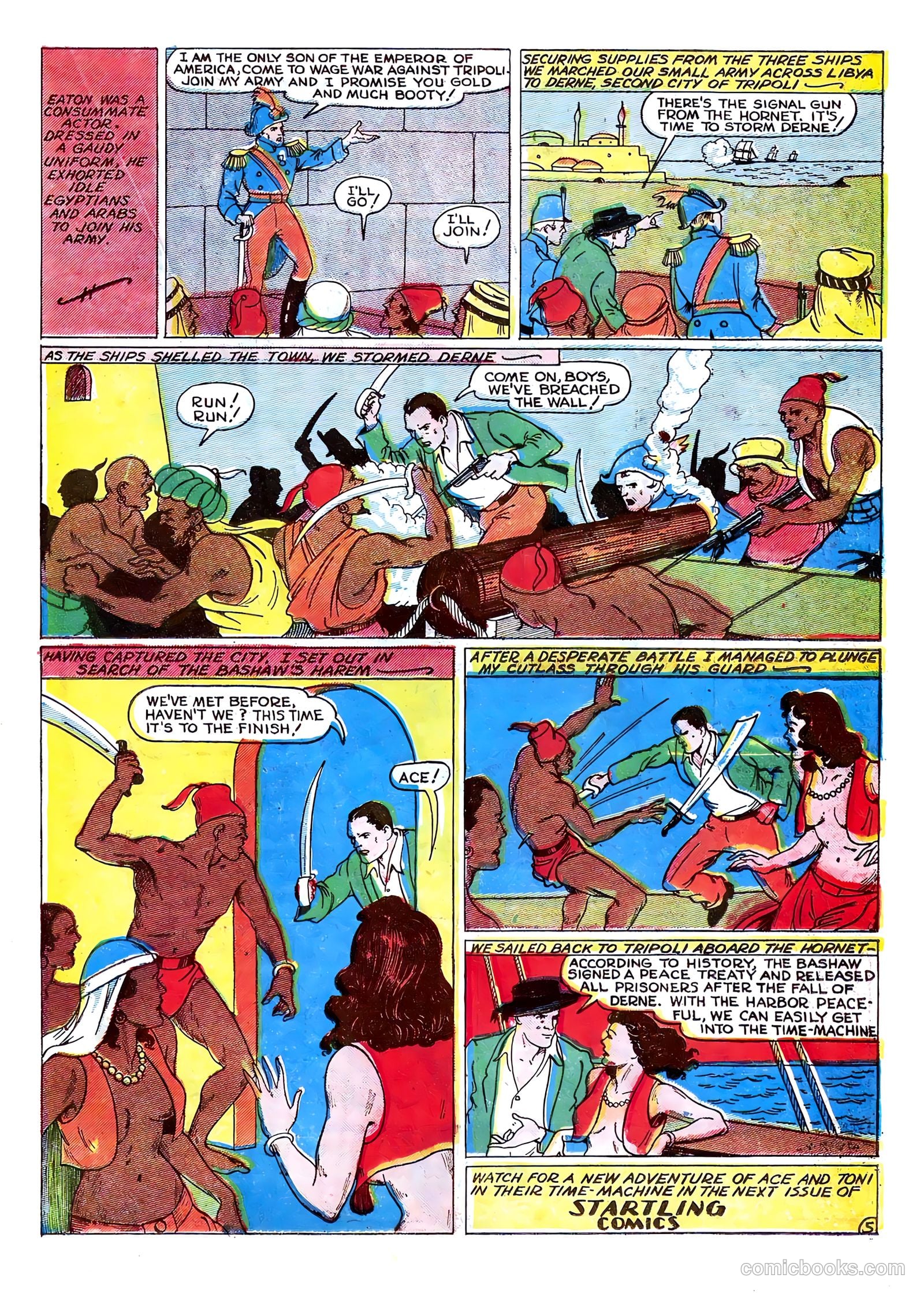 Startling Comics #4 (1940) — page 35 of 64