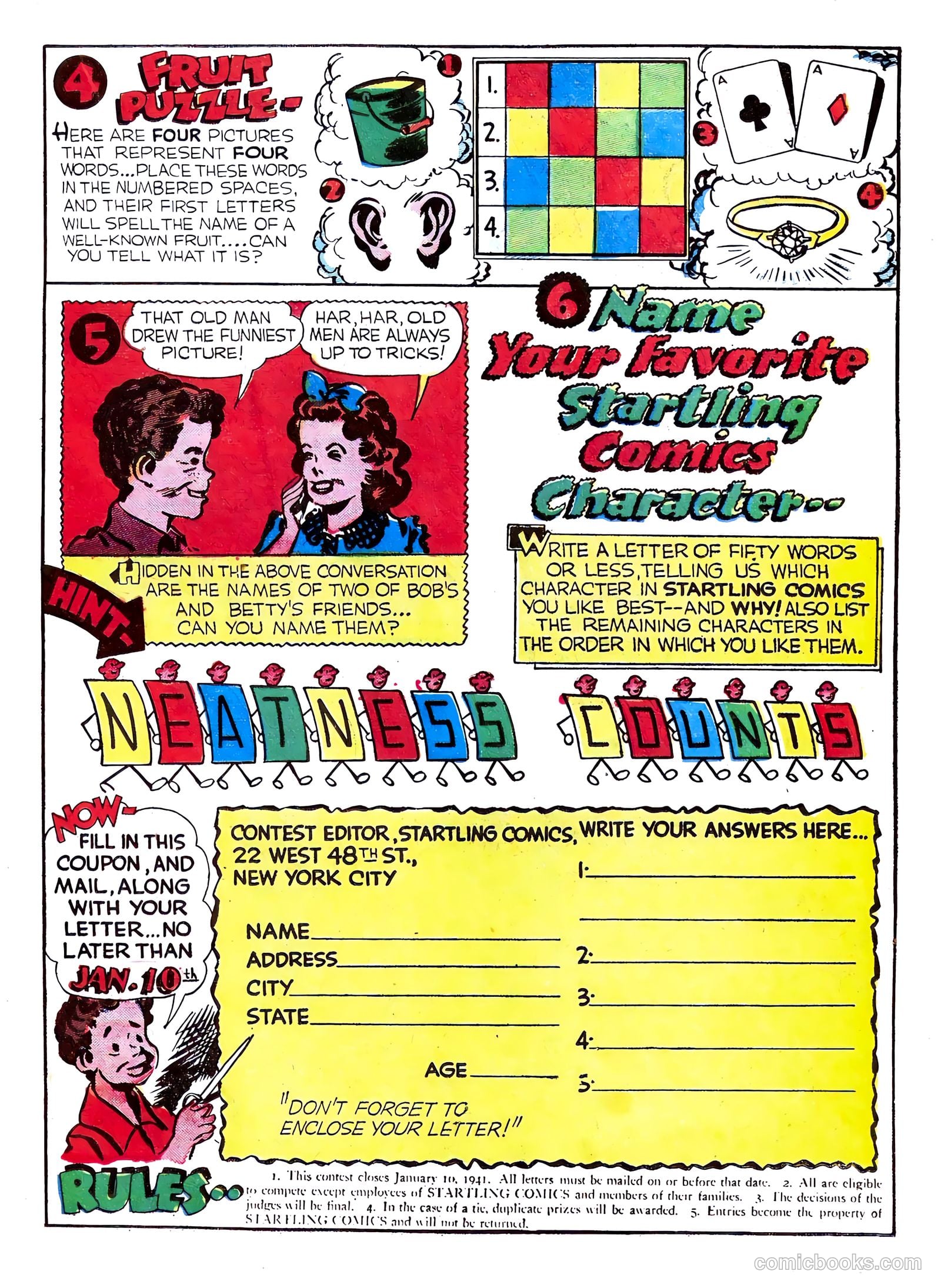 Startling Comics #4 (1940) — page 37 of 64