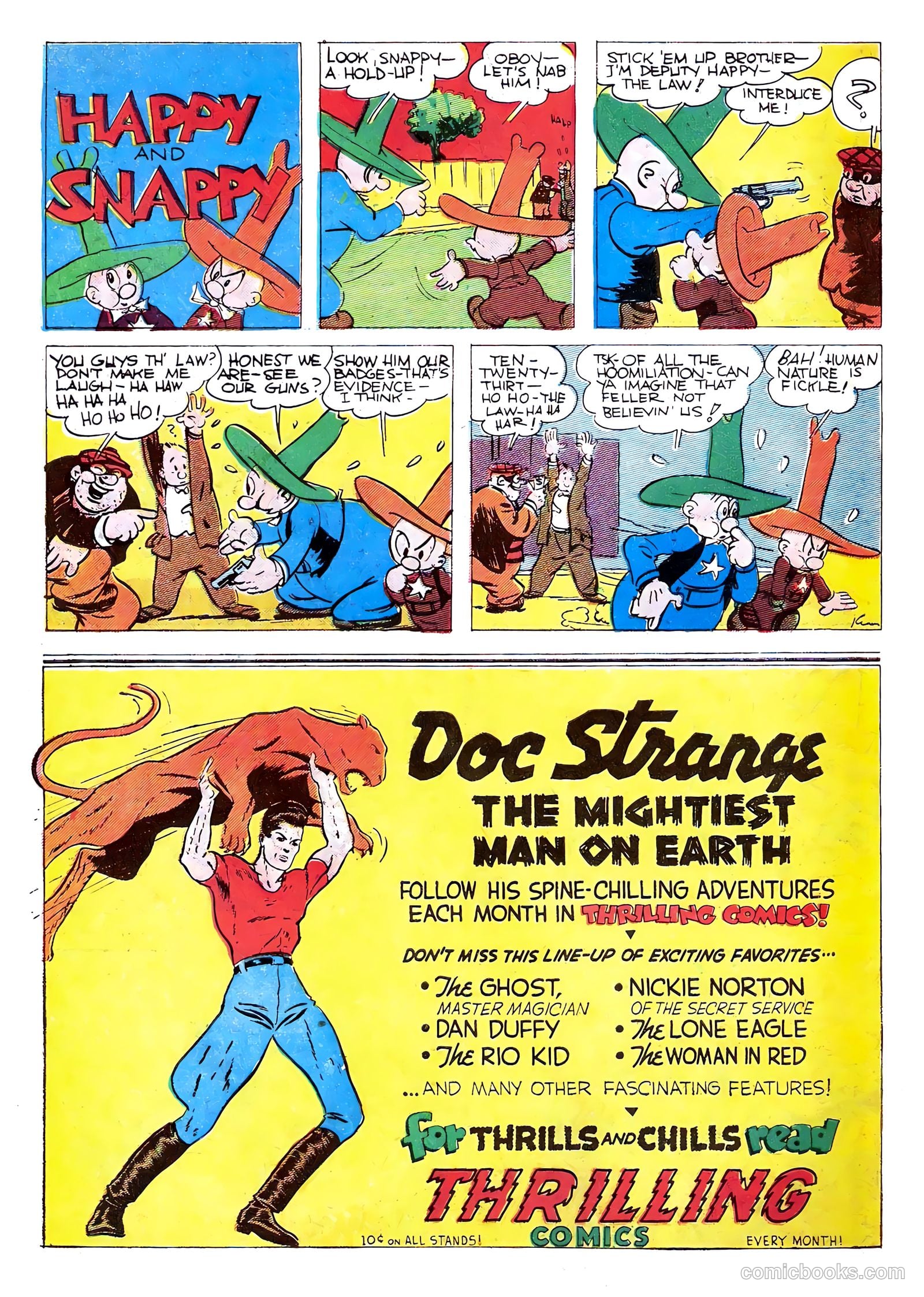 Startling Comics #4 (1940) — page 62 of 64