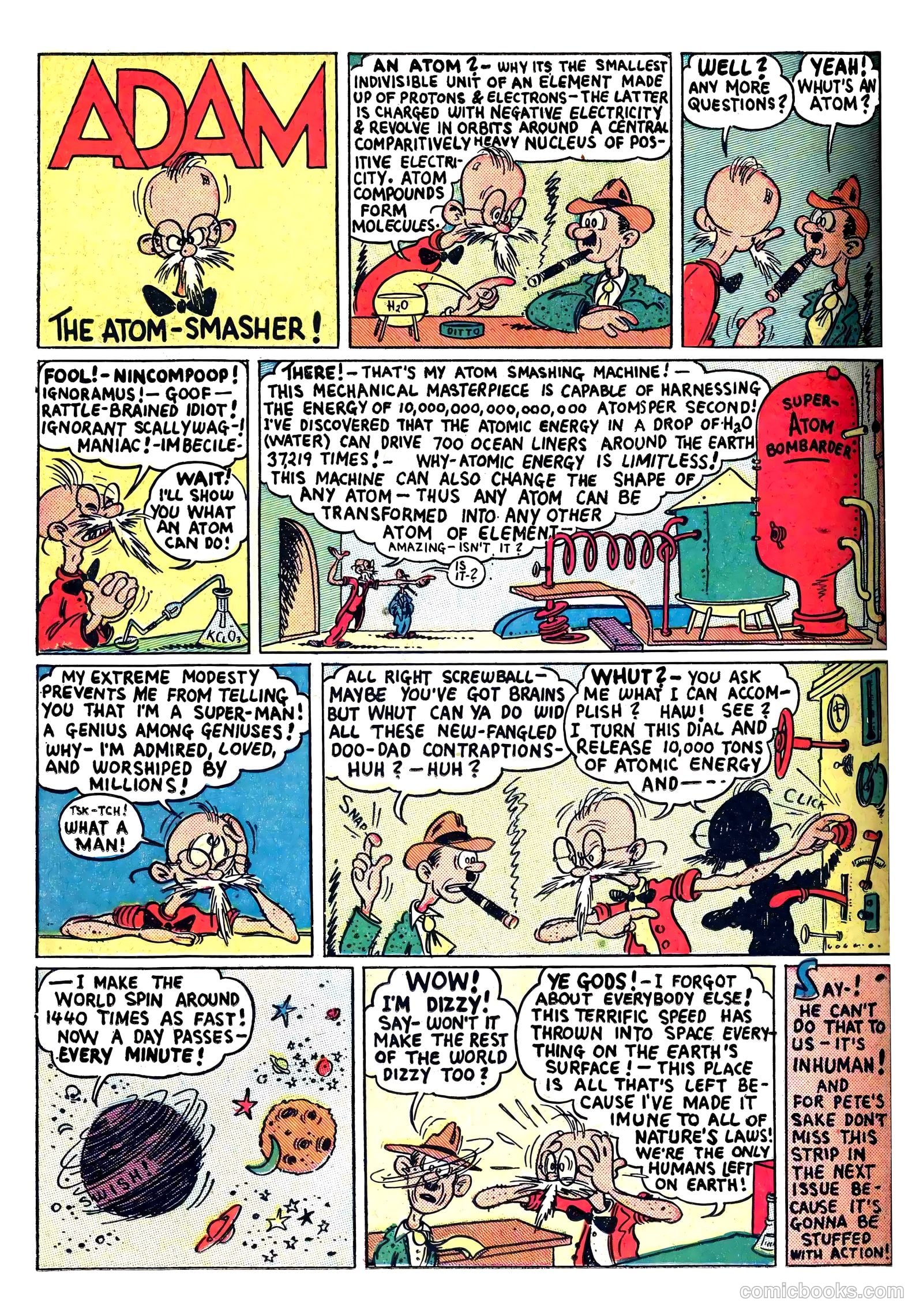 Amazing Mystery Funnies #16 (1938) — page 50 of 52