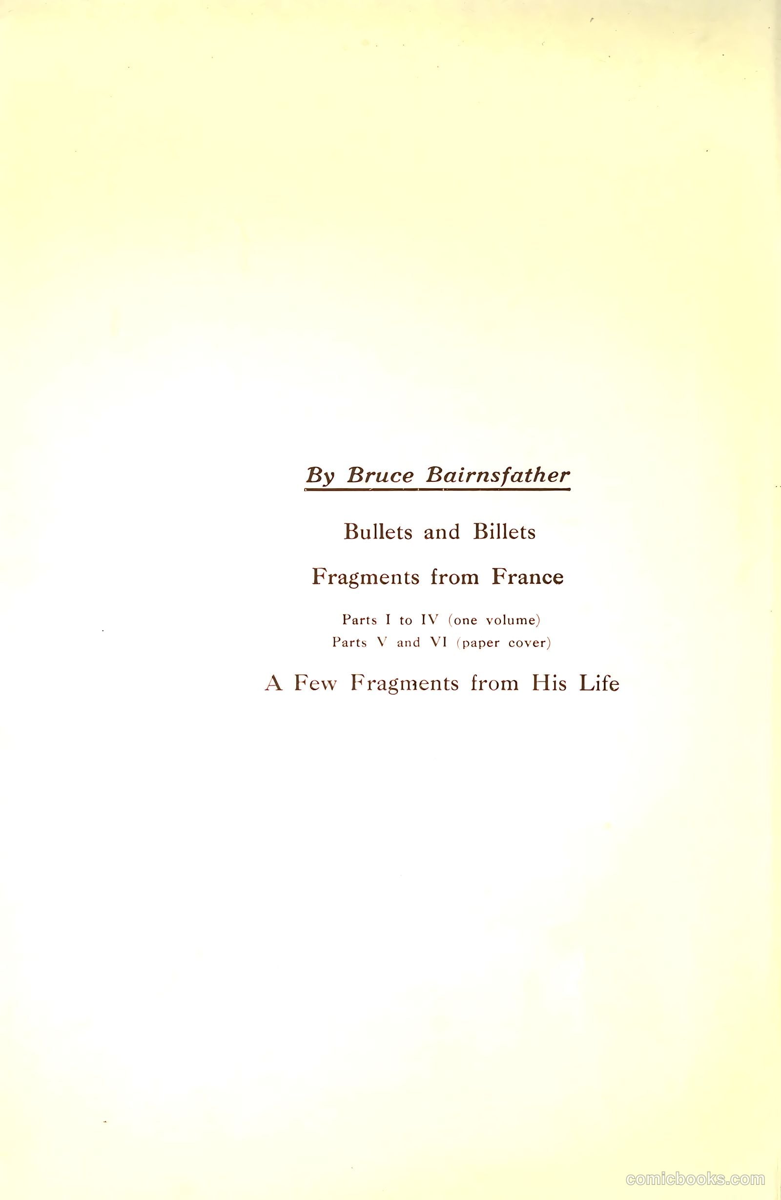 fragments from france pt1 #nn (1917) — page 3 of 62