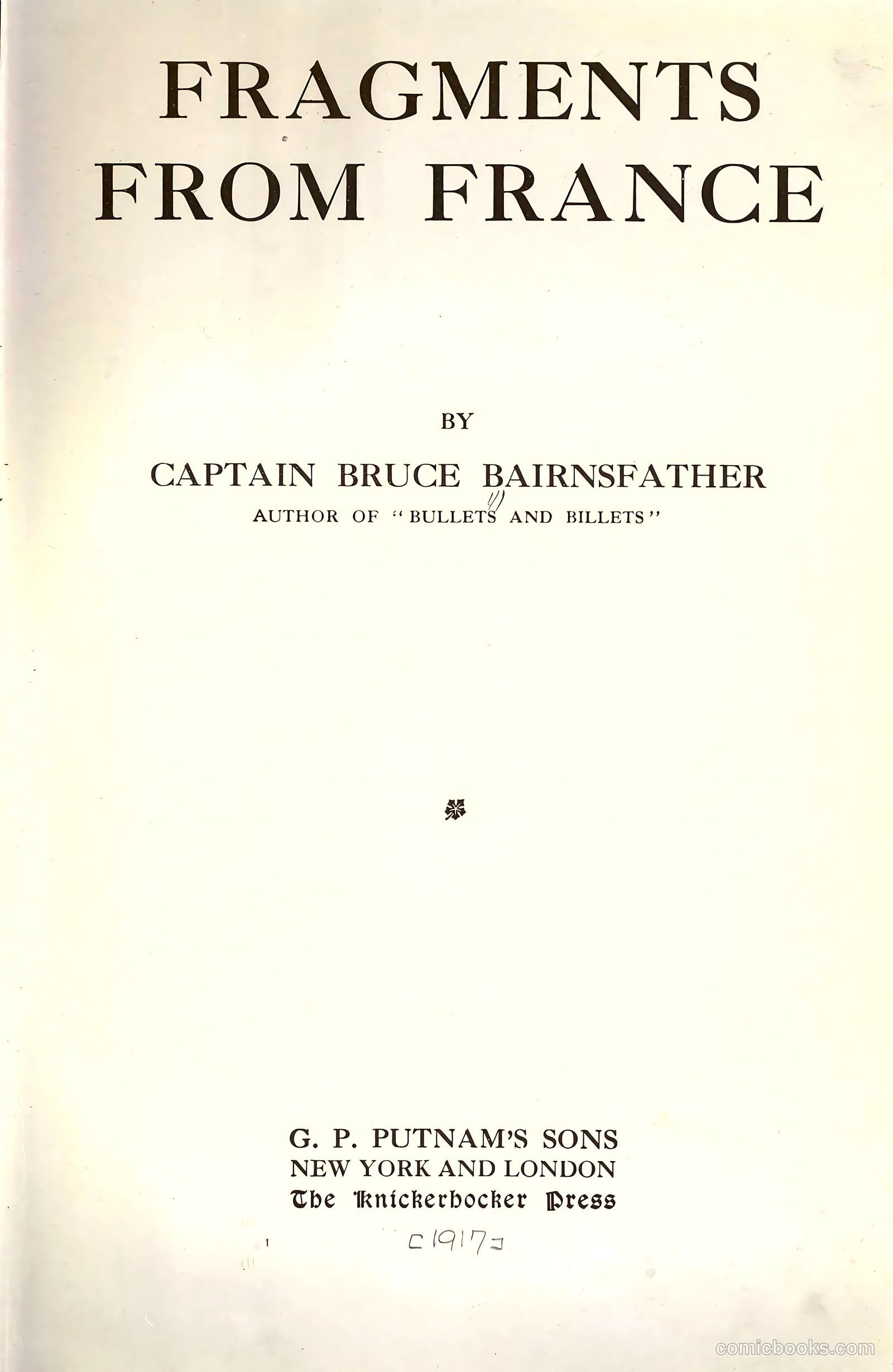fragments from france pt1 #nn (1917) — page 4 of 62