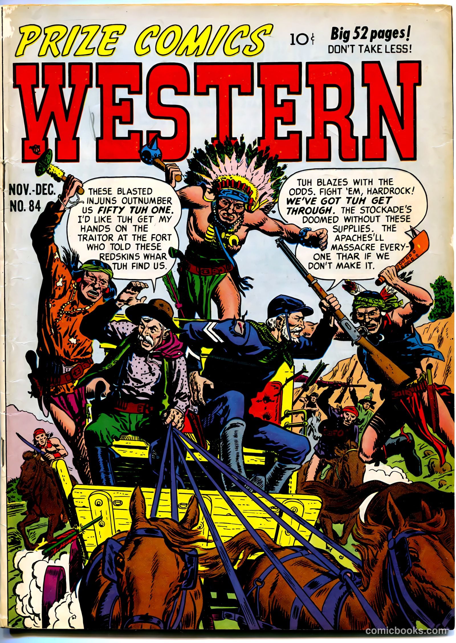Prize Comics Western #84