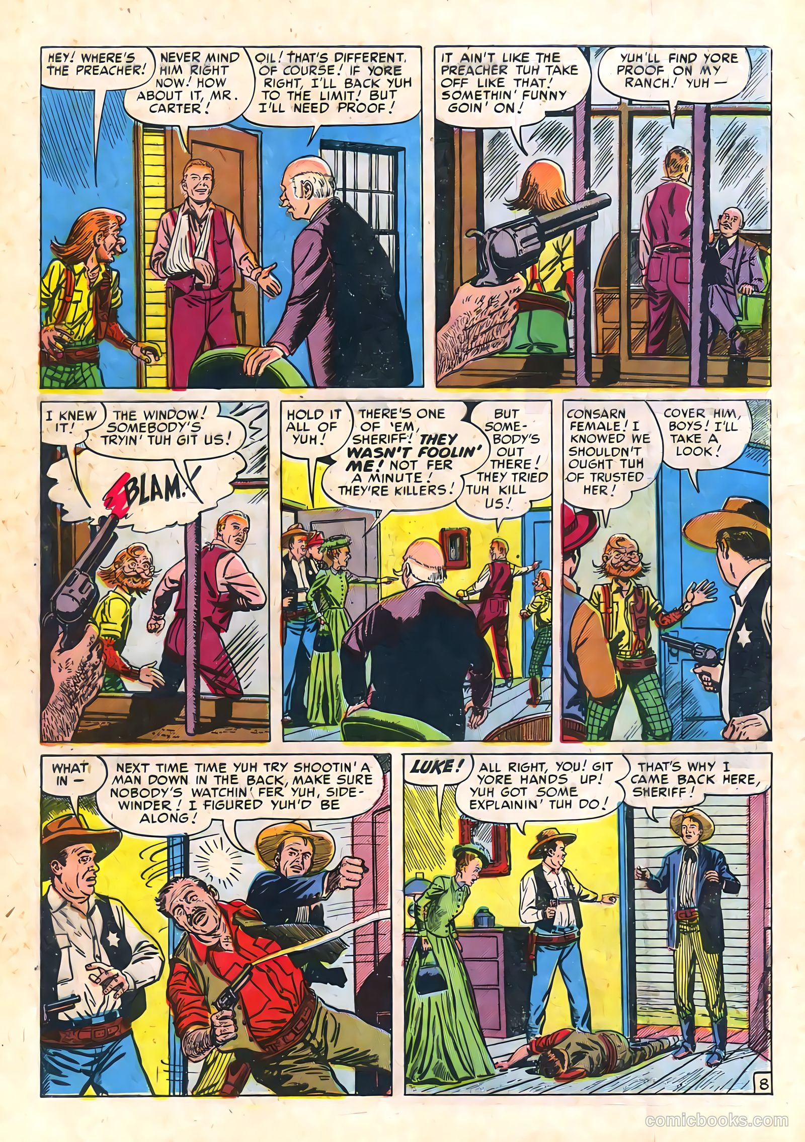 Prize Comics Western #84 (1950) — page 10 of 52