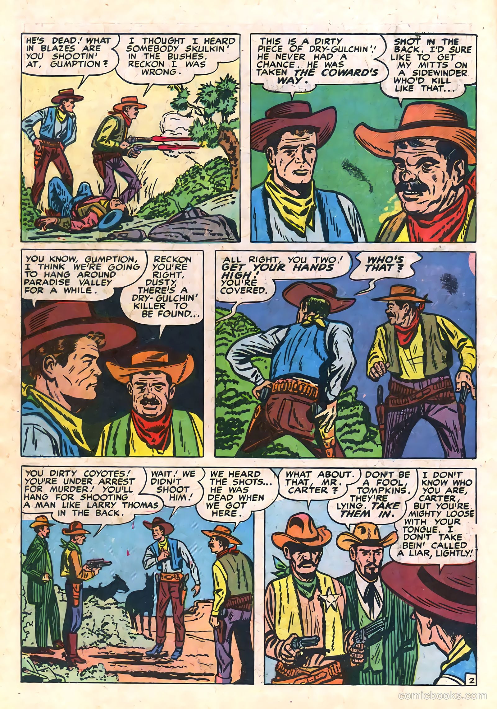 Prize Comics Western #84 (1950) — page 14 of 52
