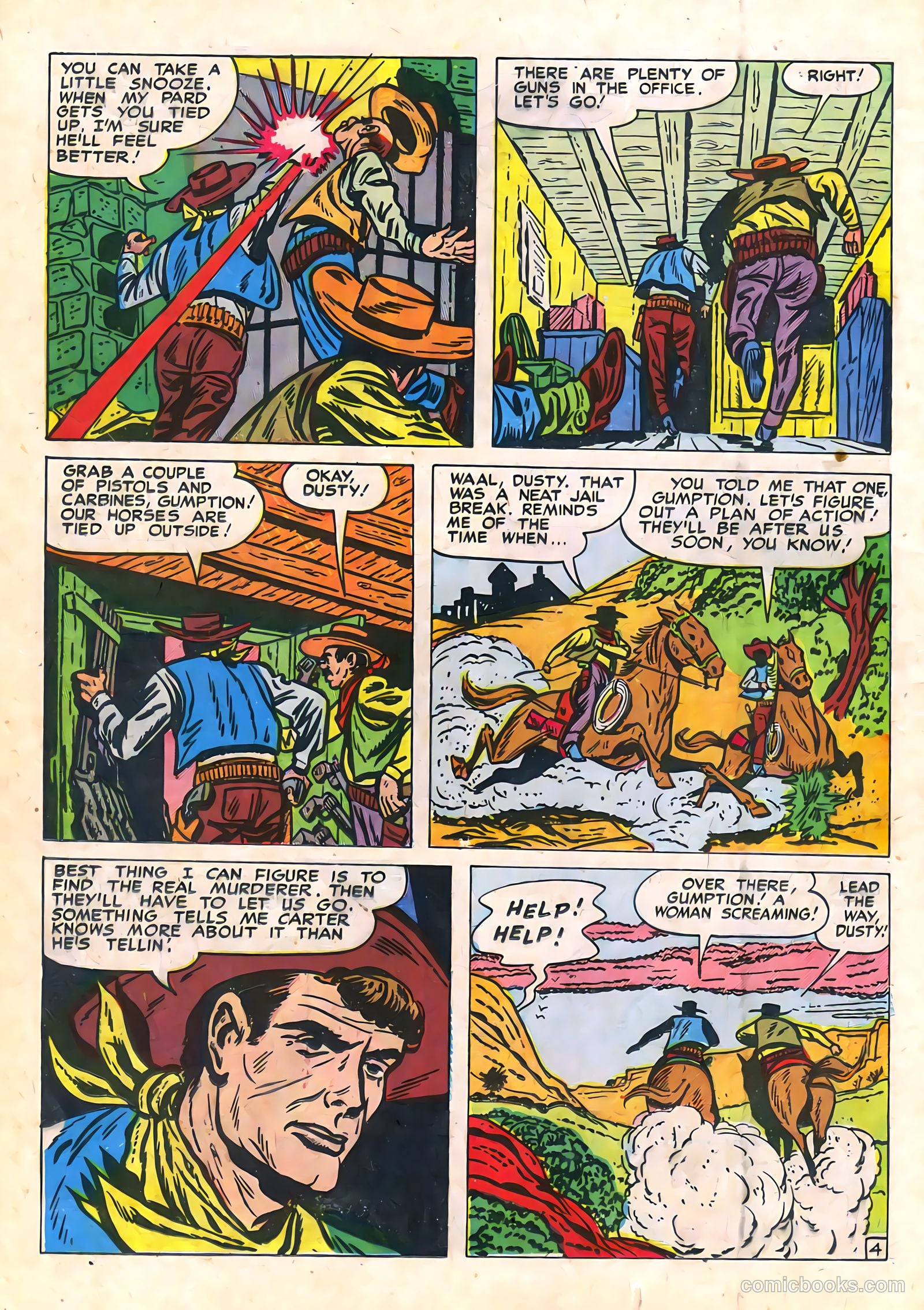 Prize Comics Western #84 (1950) — page 16 of 52
