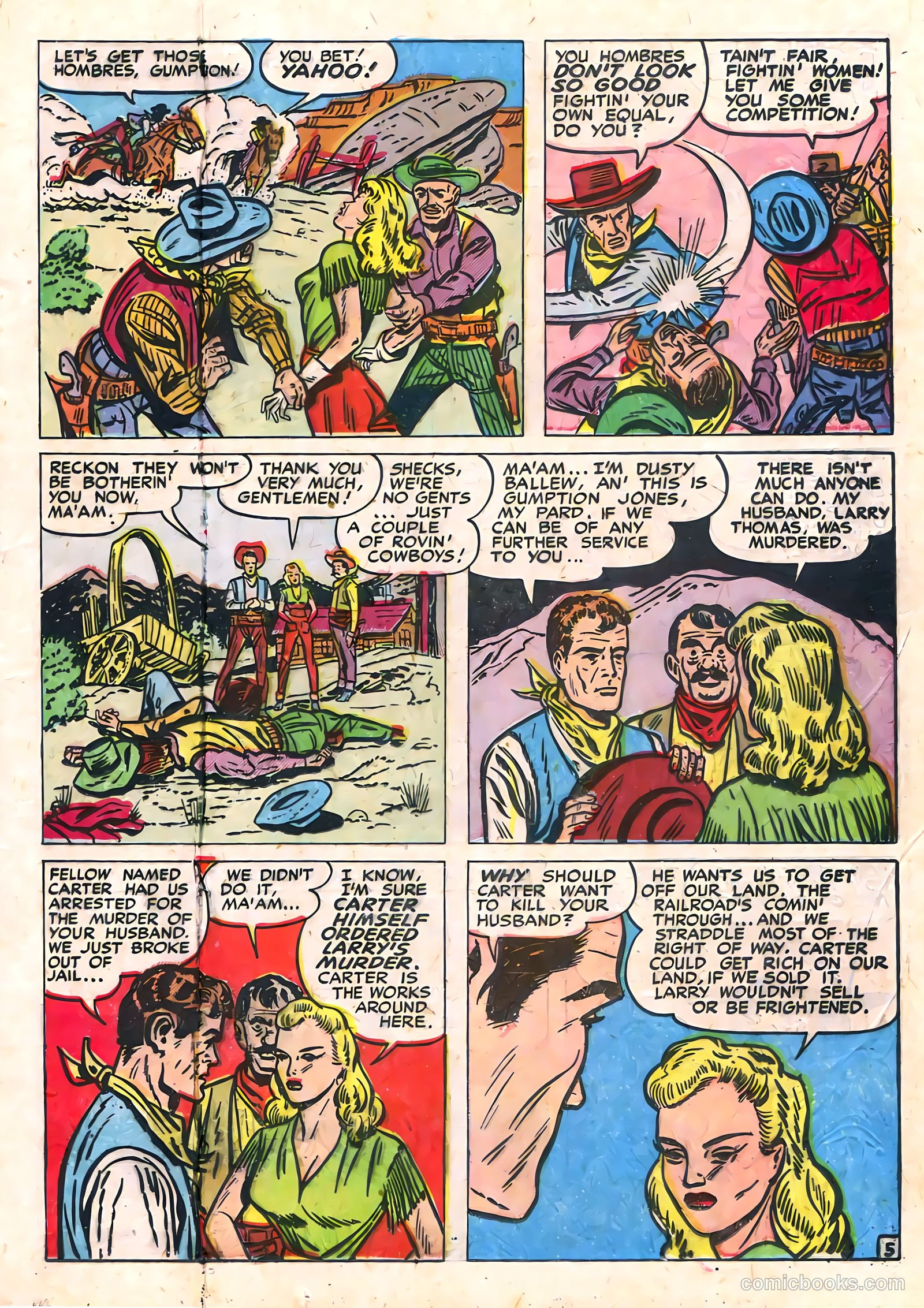Prize Comics Western #84 (1950) — page 17 of 52