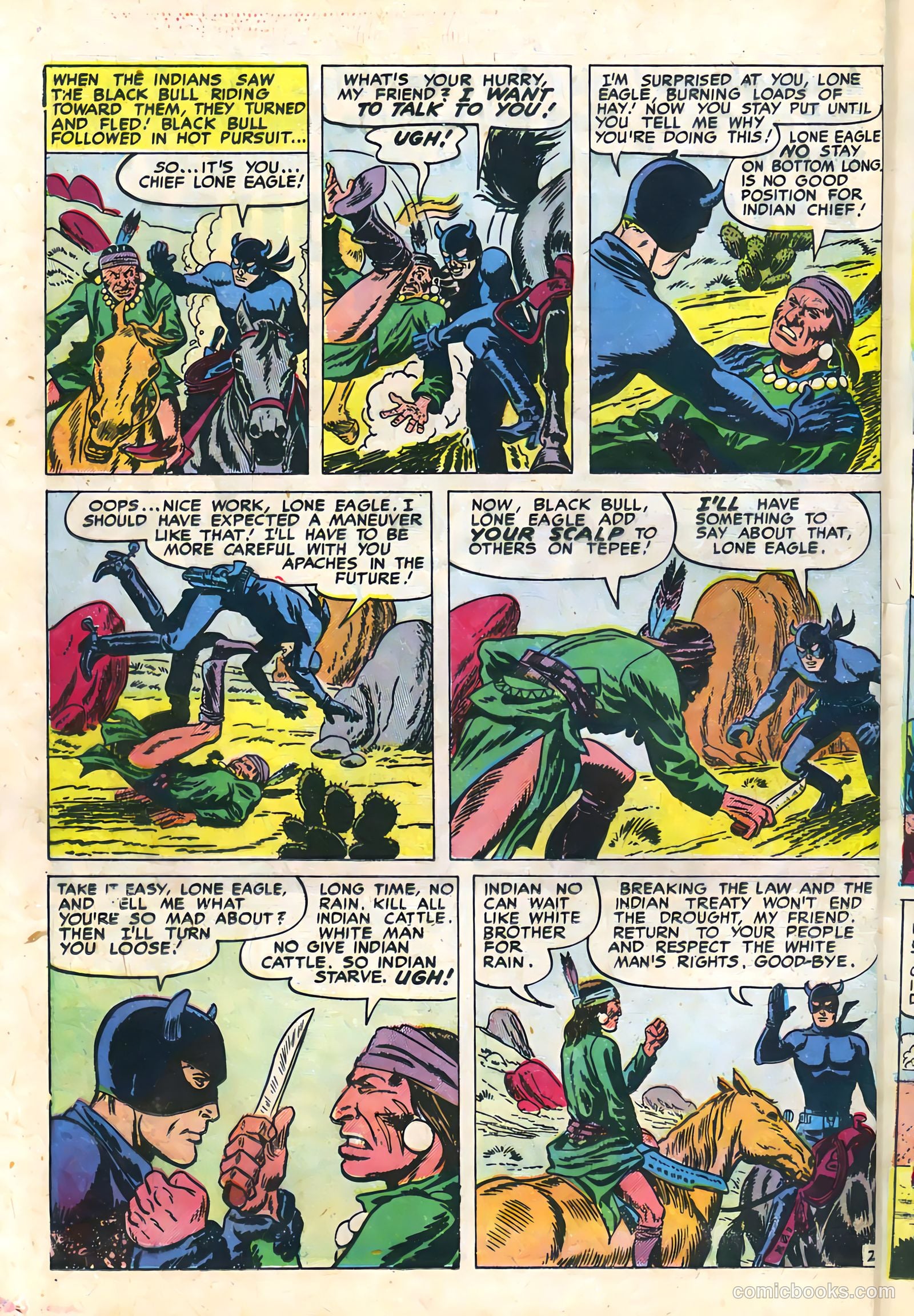 Prize Comics Western #84 (1950) — page 34 of 52