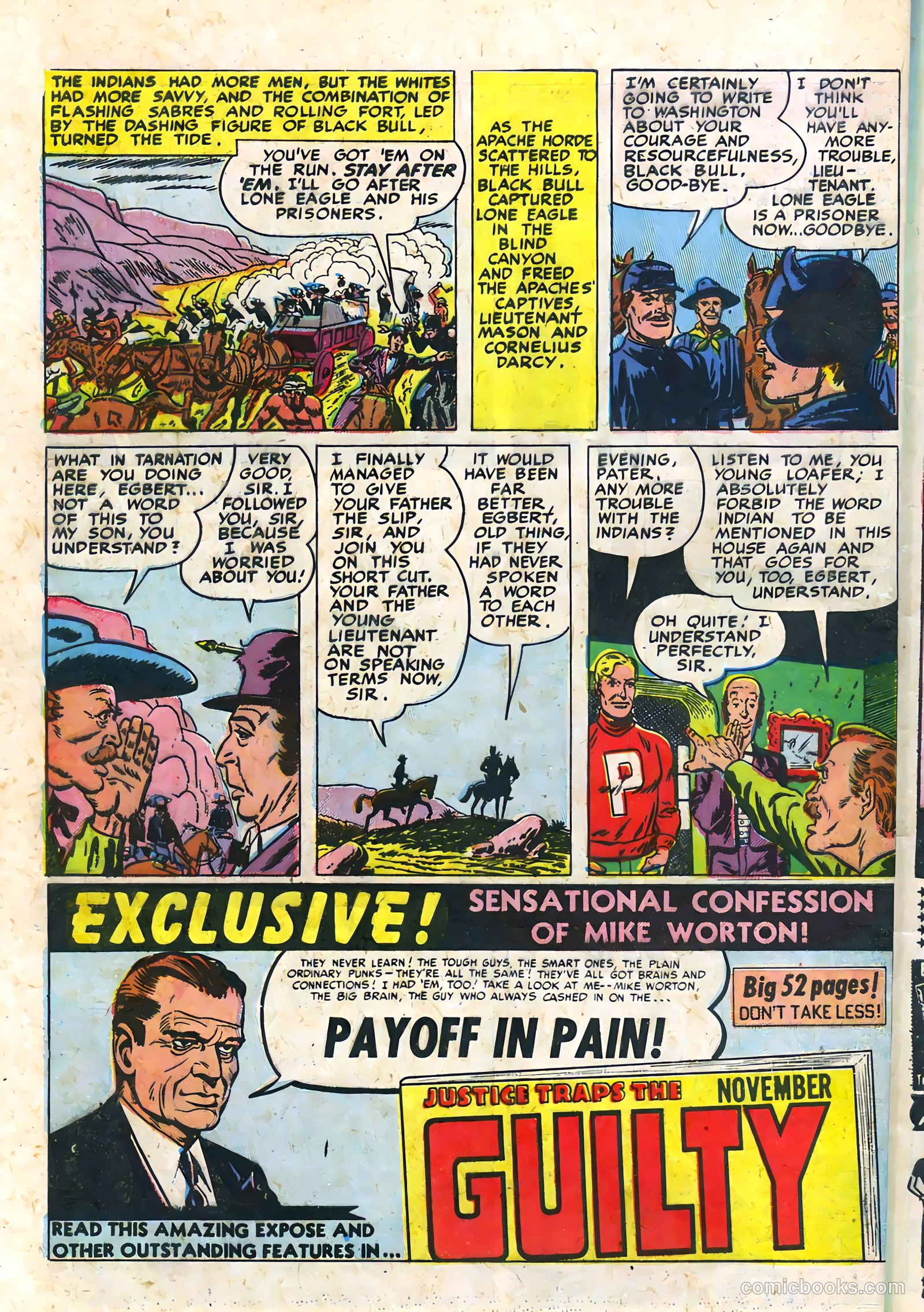 Prize Comics Western #84 (1950) — page 40 of 52