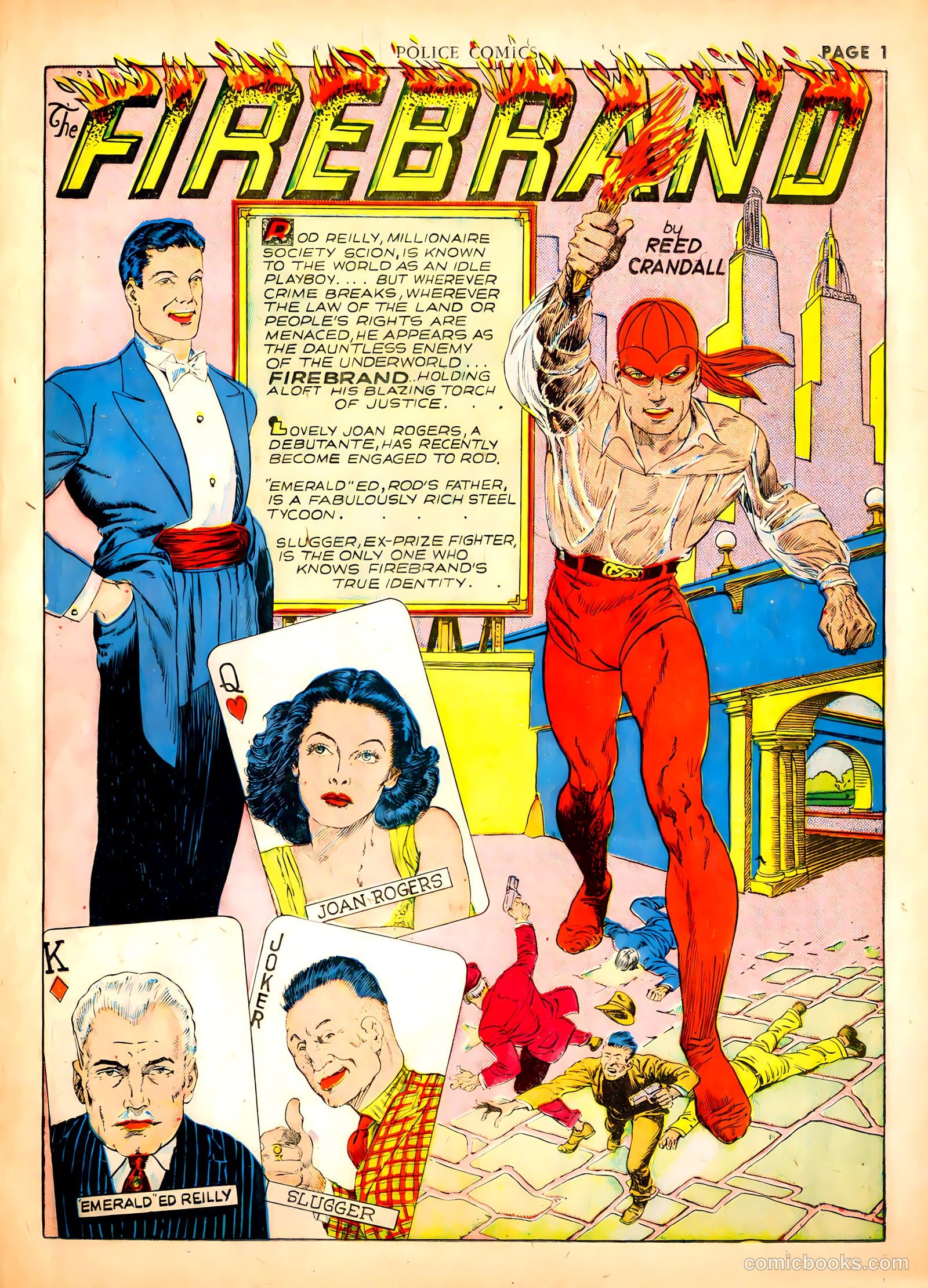 firebrand archives featuring reed crandall artwork #nn