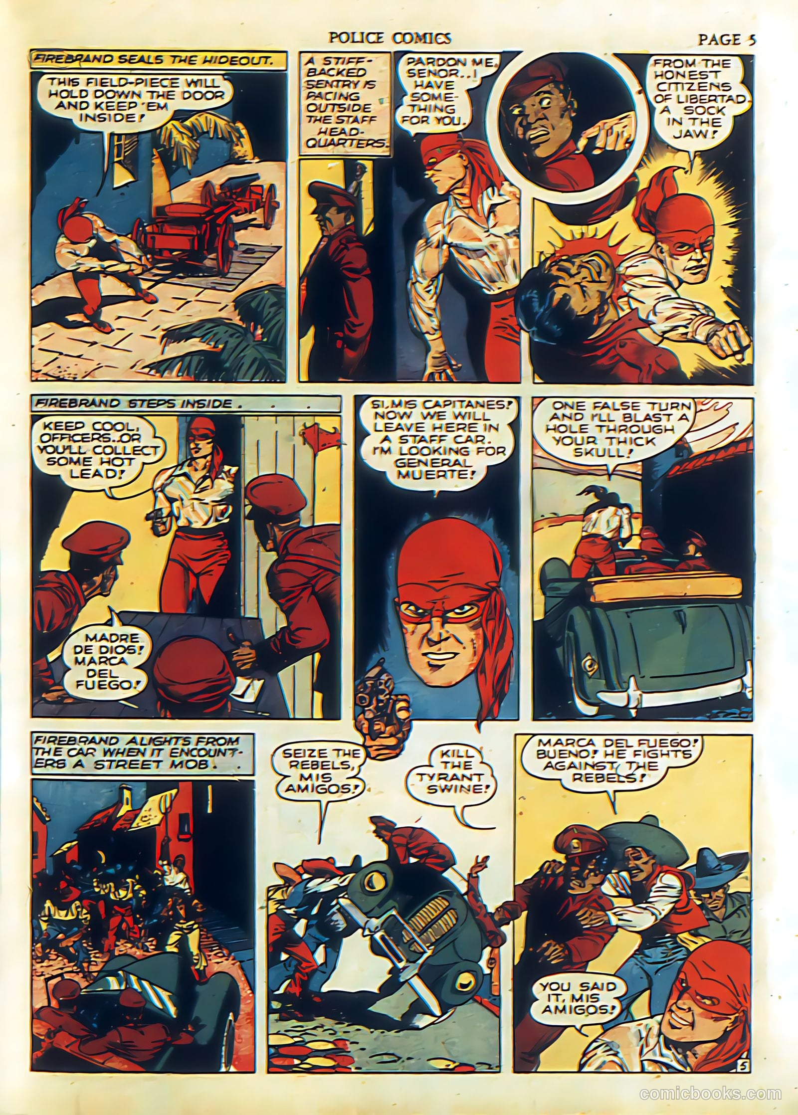 firebrand archives featuring reed crandall artwork #nn — page 16 of 114