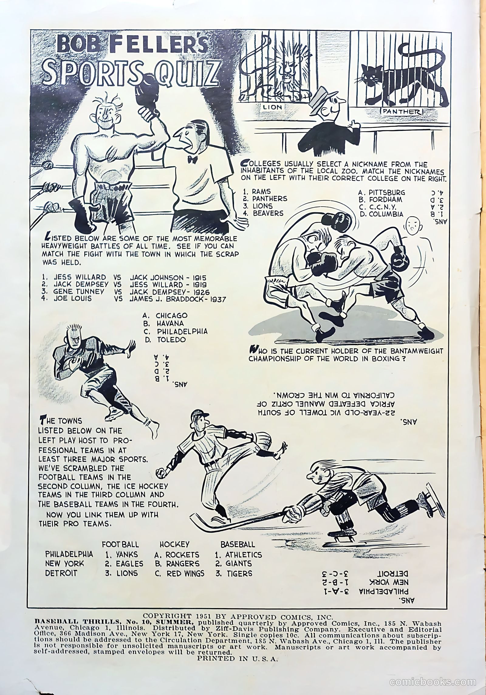 Baseball Thrills #10 (1951) — page 2 of 36