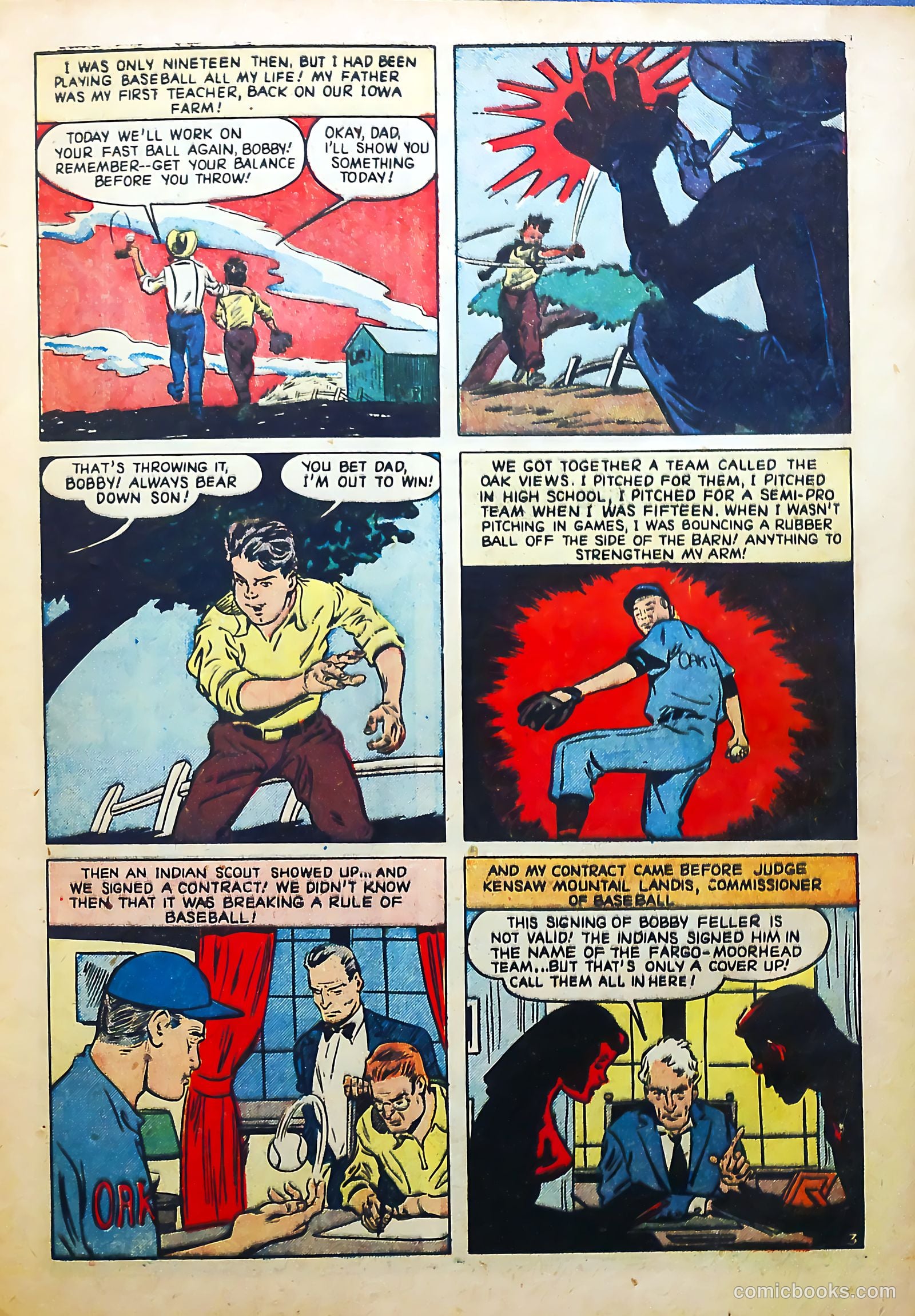 Baseball Thrills #10 (1951) — page 5 of 36