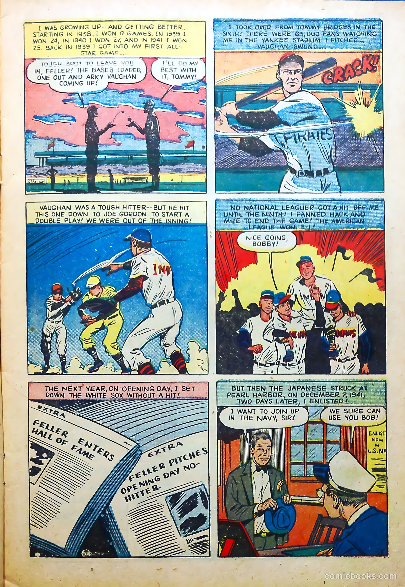 Baseball Thrills #10 (1951) — page 7 of 36