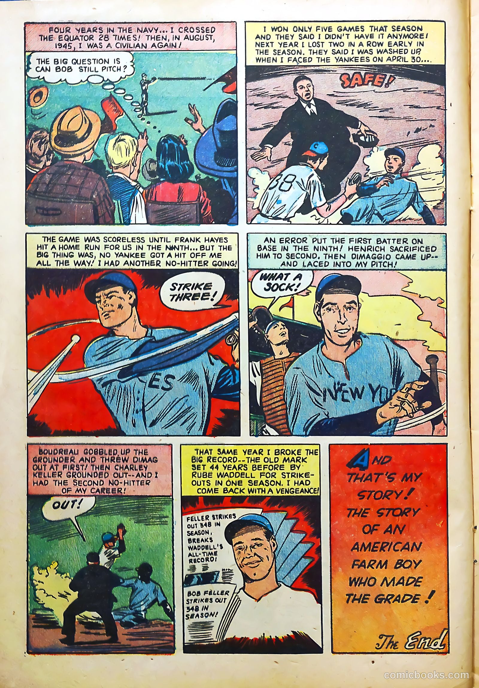Baseball Thrills #10 (1951) — page 8 of 36