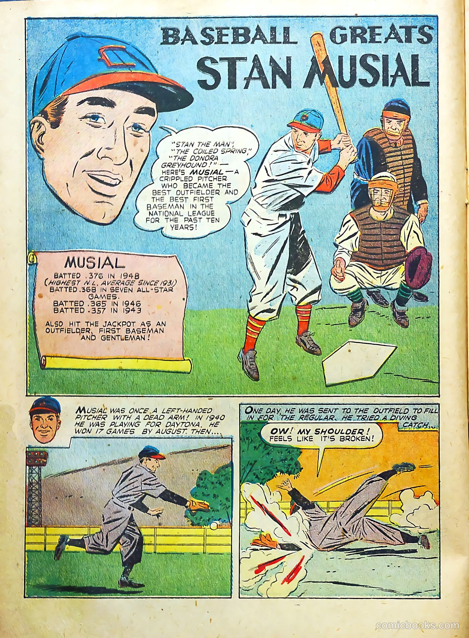 Baseball Thrills #10 (1951) — page 10 of 36