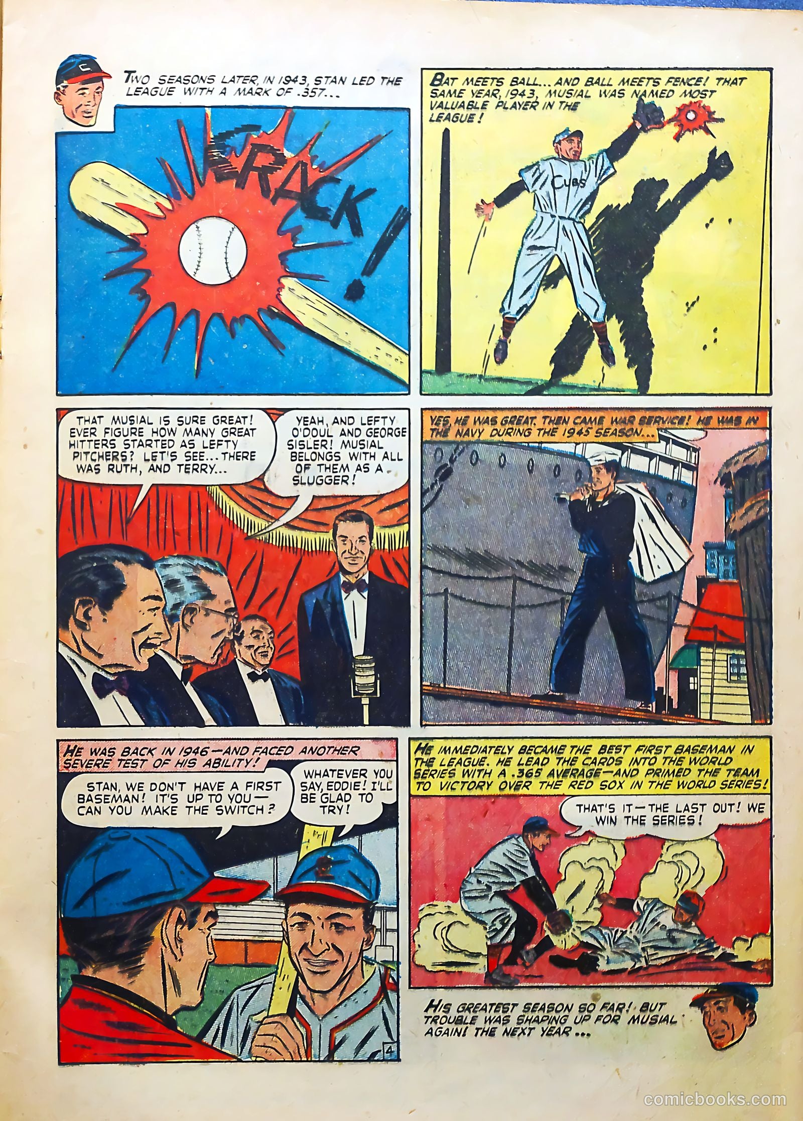 Baseball Thrills #10 (1951) — page 13 of 36