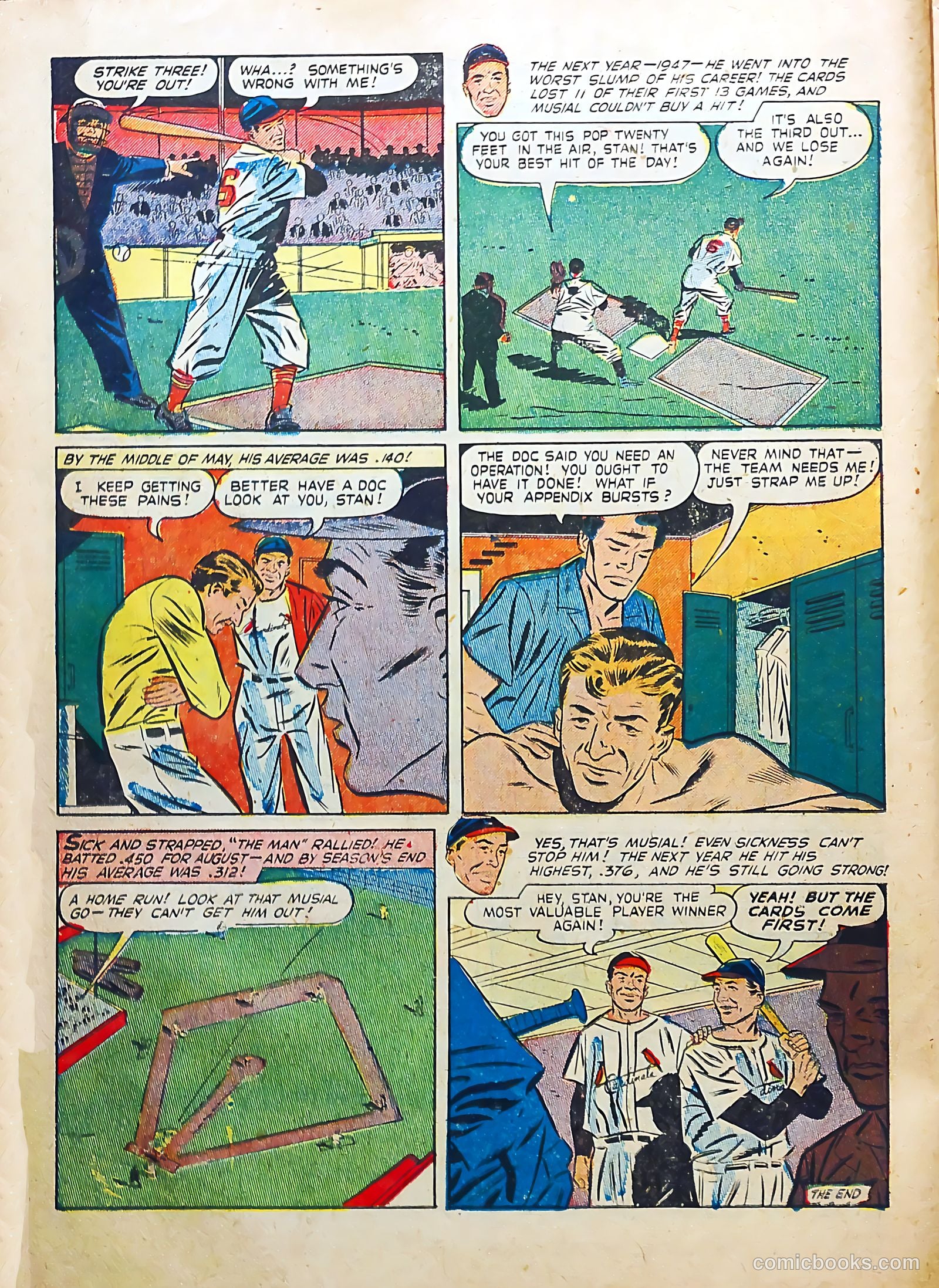 Baseball Thrills #10 (1951) — page 14 of 36