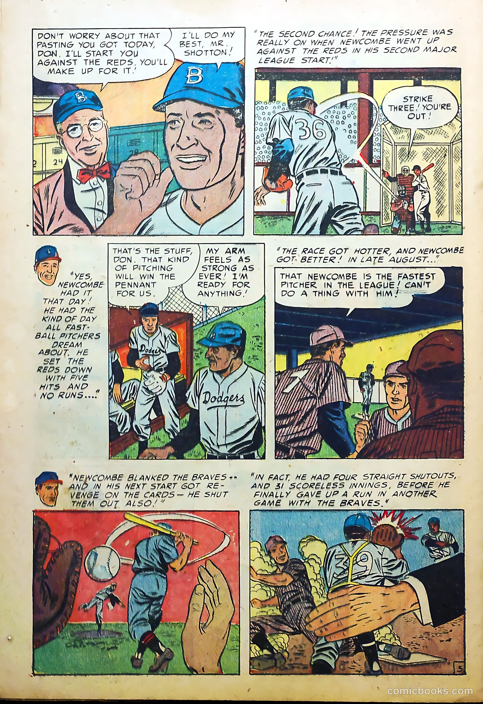 Baseball Thrills #10 (1951) — page 24 of 36
