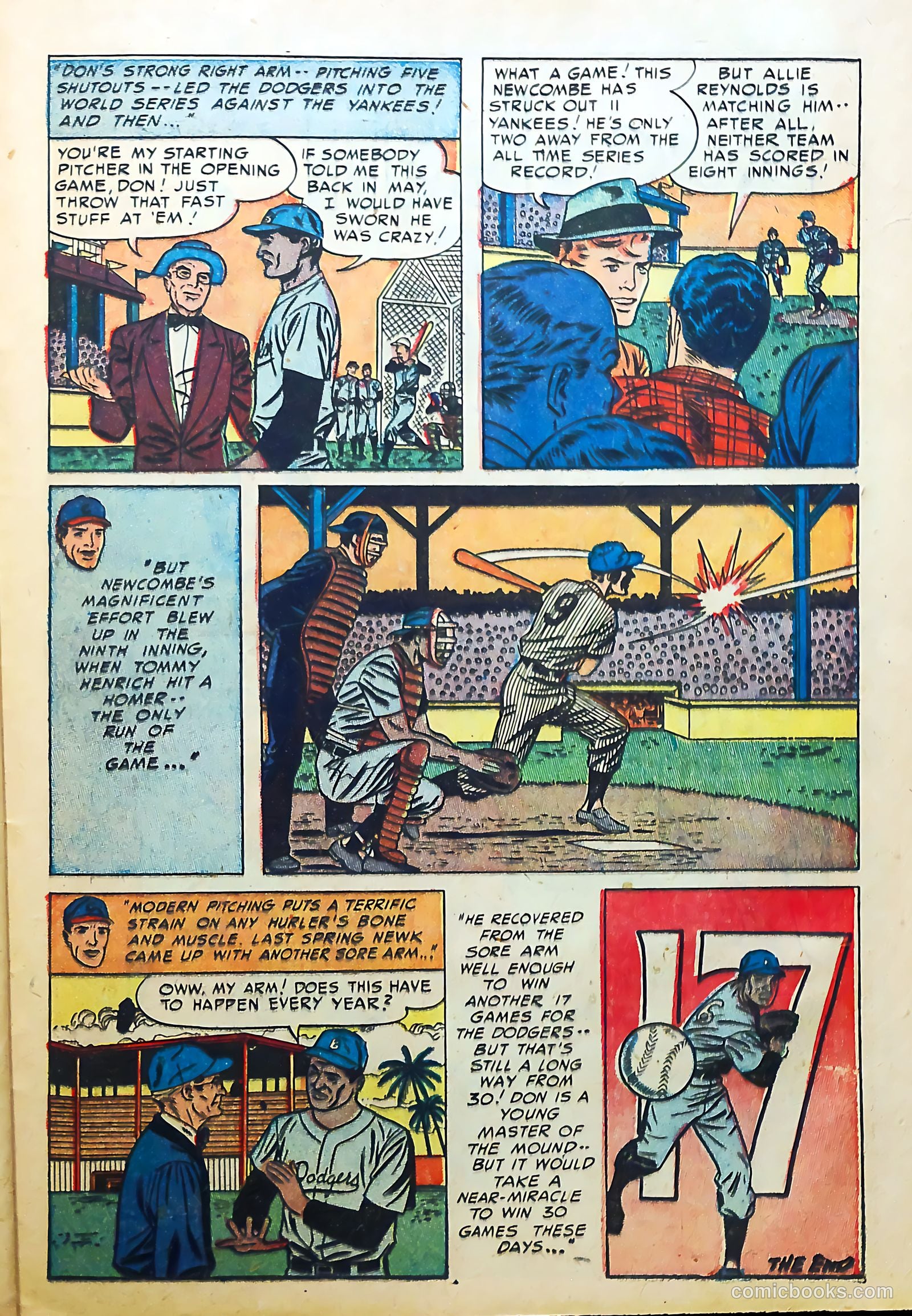 Baseball Thrills #10 (1951) — page 25 of 36