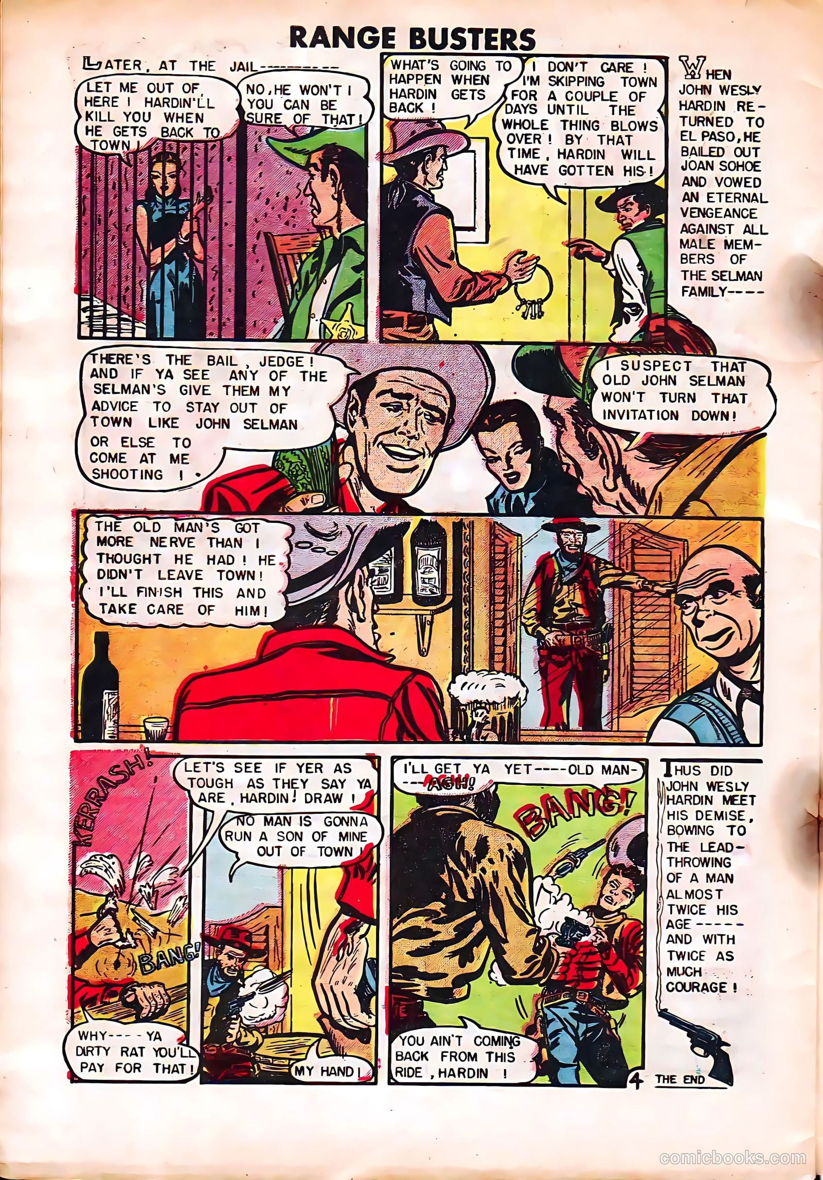Western Killers #1 (1952) — page 32 of 36