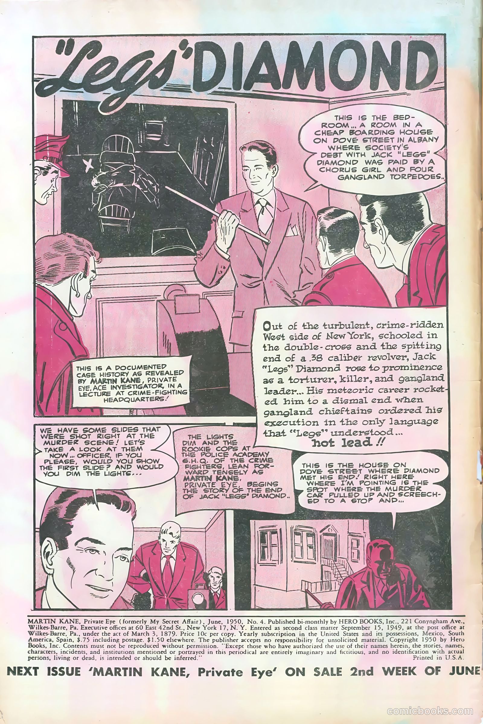 Martin Kane Private Eye #4 (1950) — page 2 of 36
