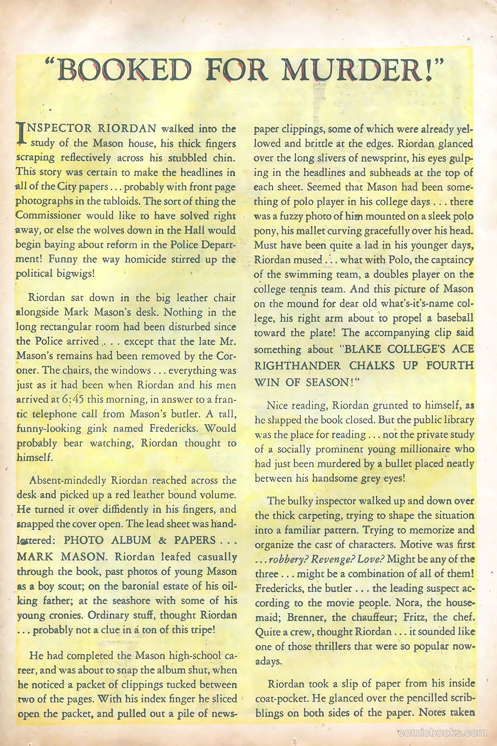 Martin Kane Private Eye #4 (1950) — page 21 of 36