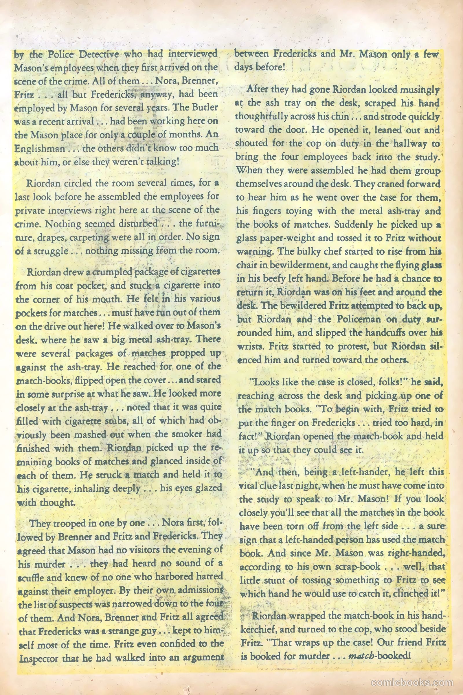 Martin Kane Private Eye #4 (1950) — page 22 of 36