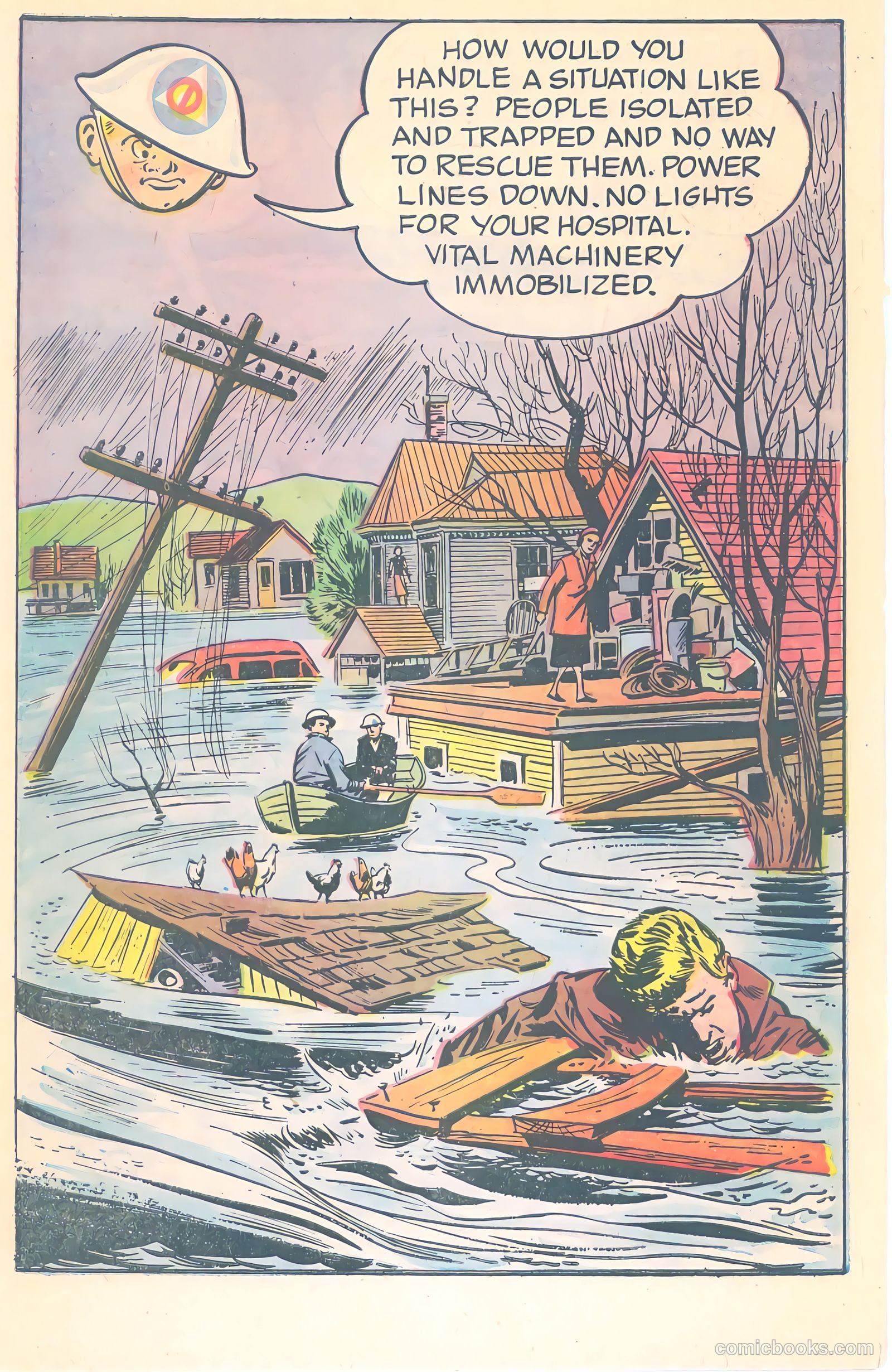 Mr. Civil Defense Tells About Natural Disasters! #1 (1956) — page 4 of 16