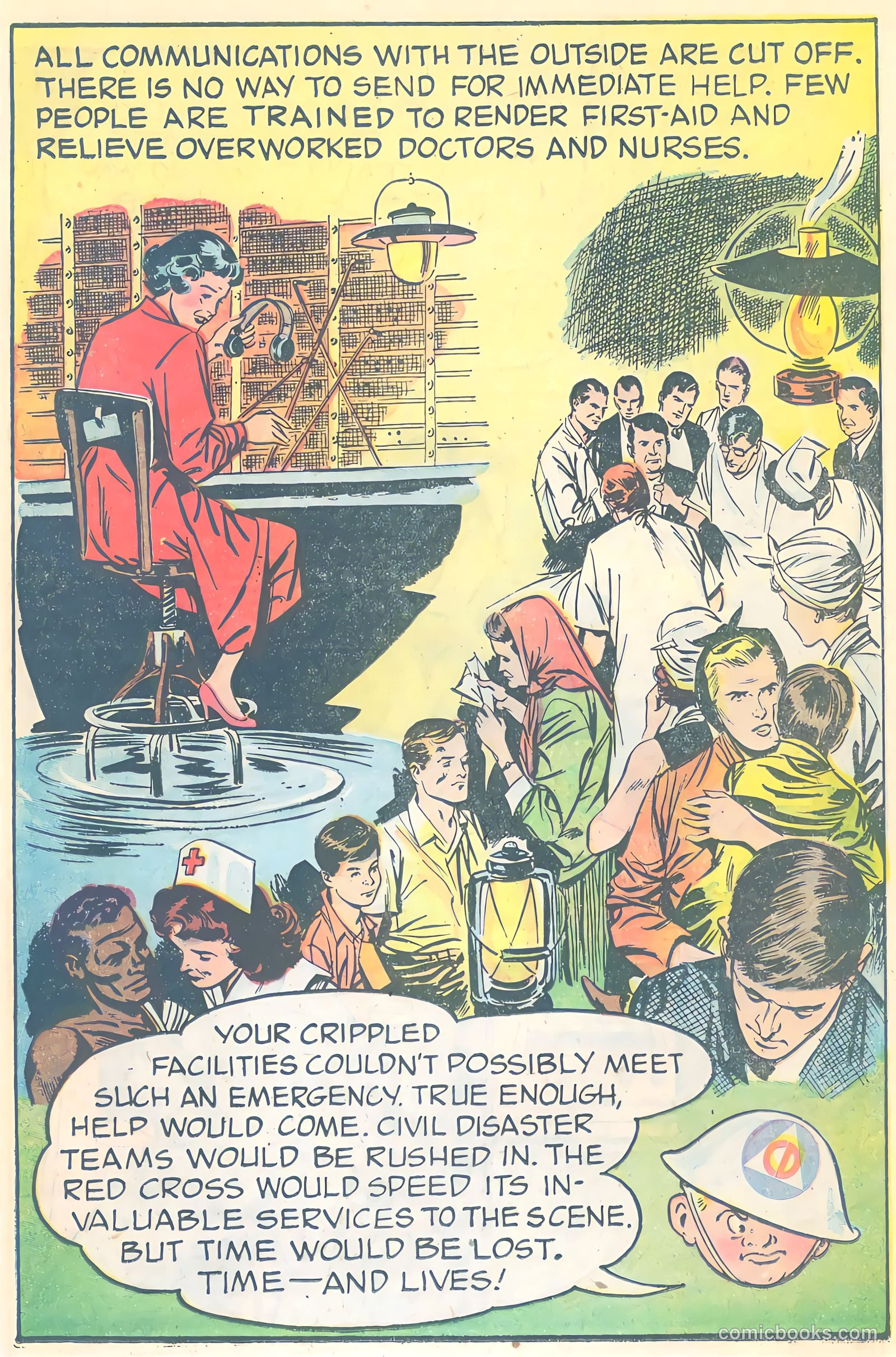 Mr. Civil Defense Tells About Natural Disasters! #1 (1956) — page 5 of 16