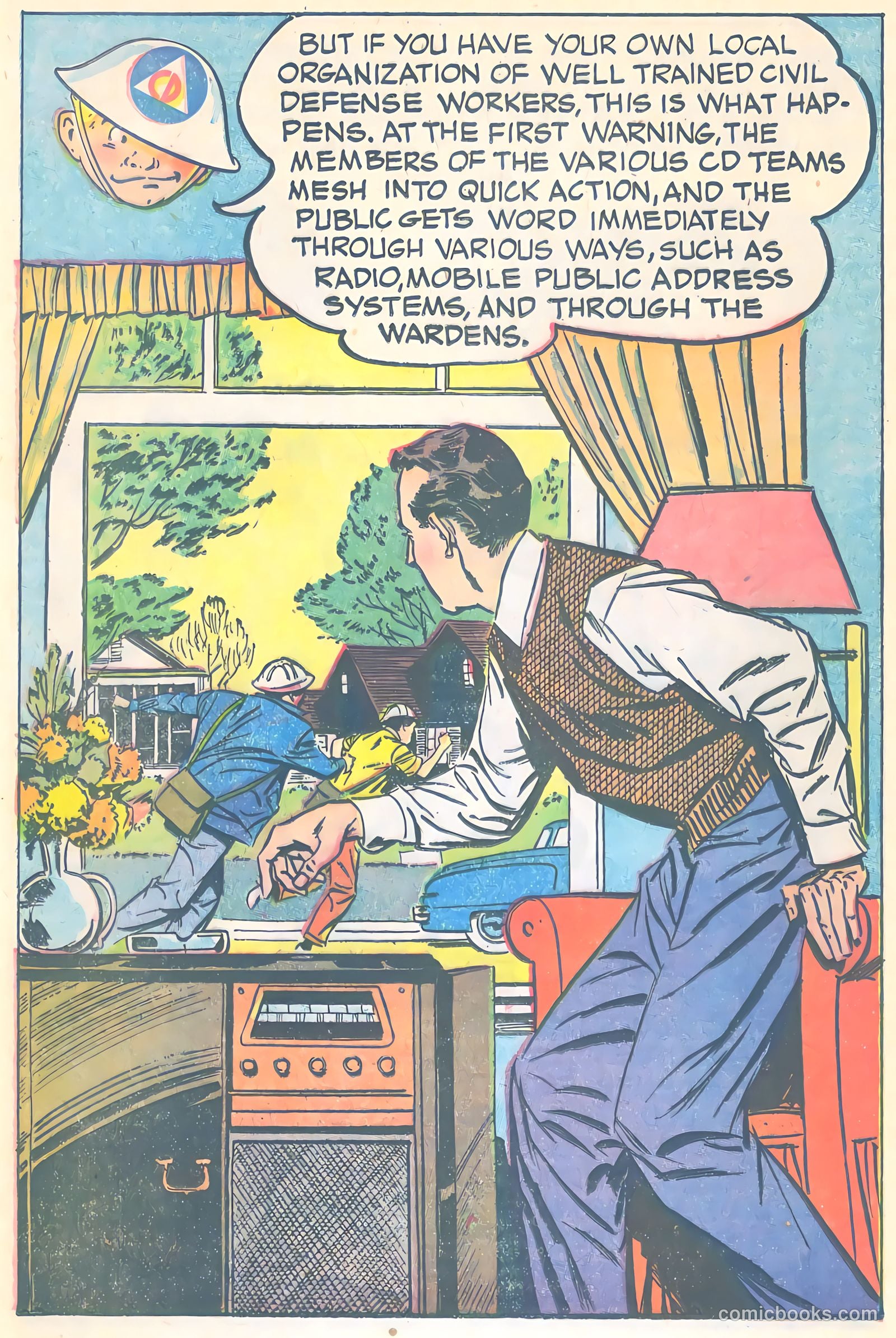 Mr. Civil Defense Tells About Natural Disasters! #1 (1956) — page 6 of 16