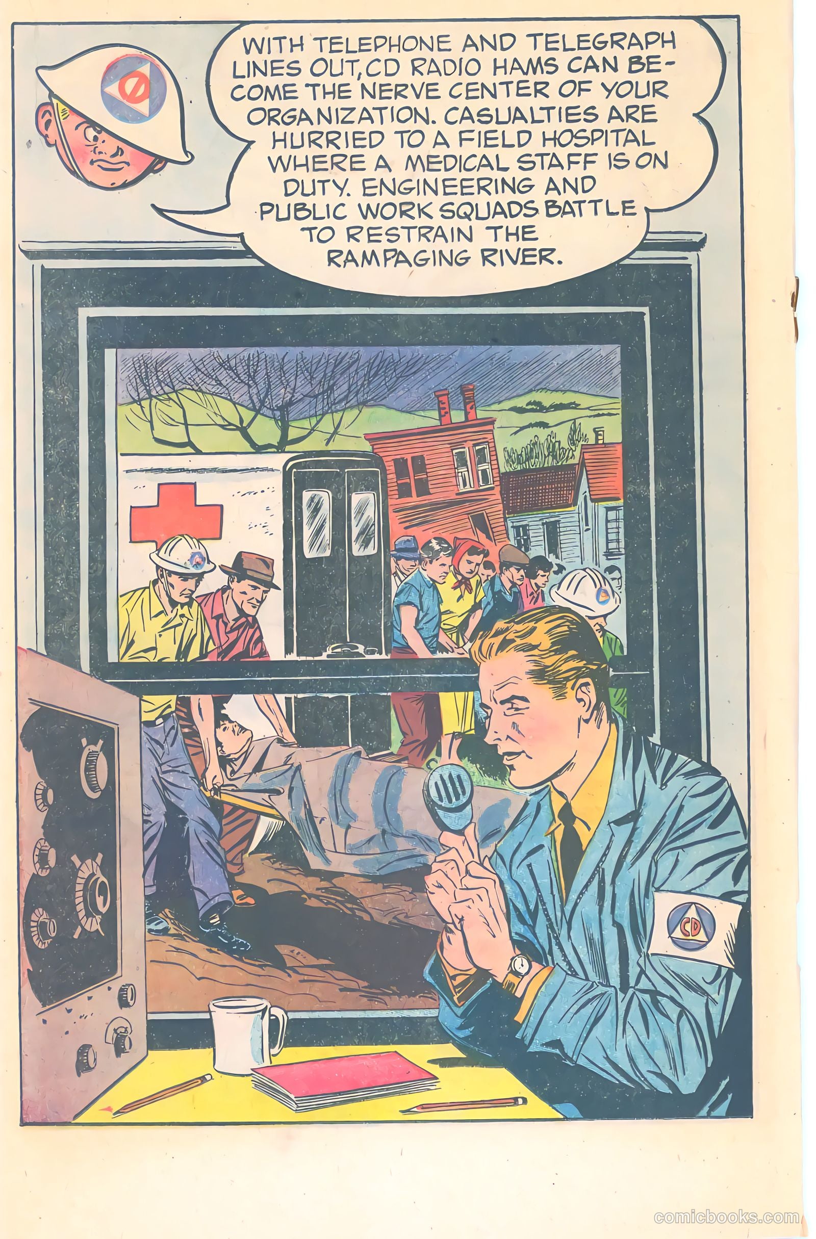 Mr. Civil Defense Tells About Natural Disasters! #1 (1956) — page 8 of 16