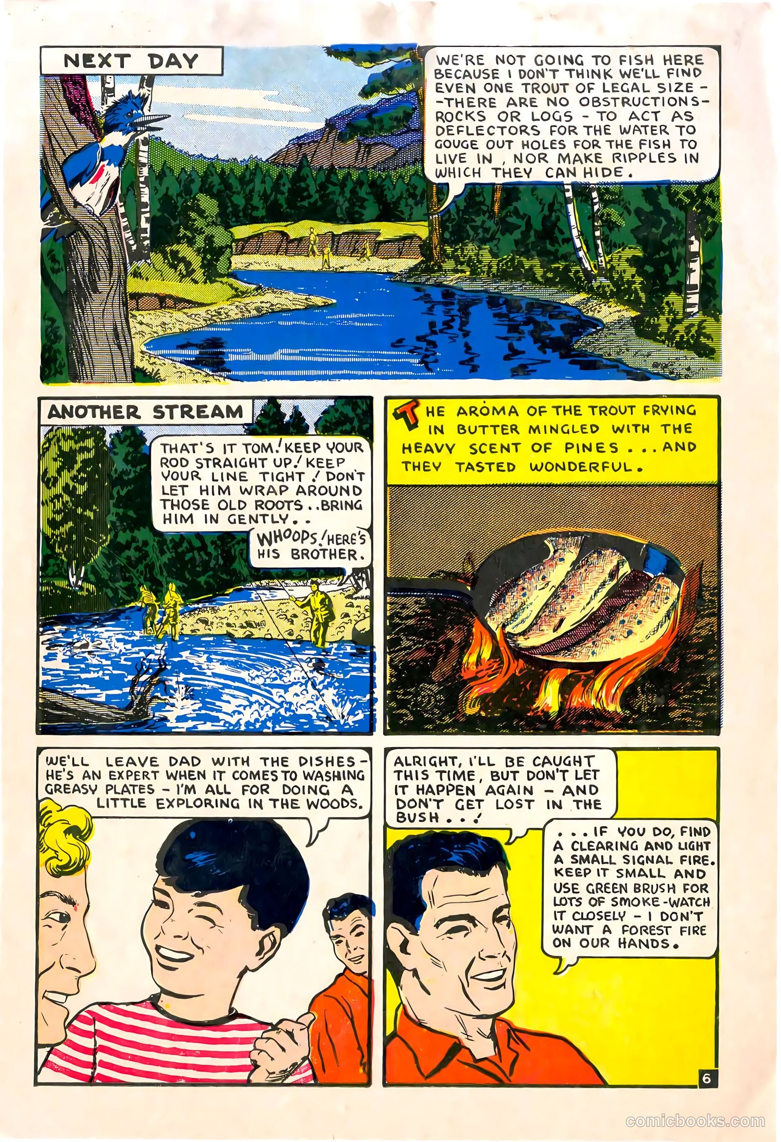 A City Boy in the Woods #nn (1955) — page 7 of 12