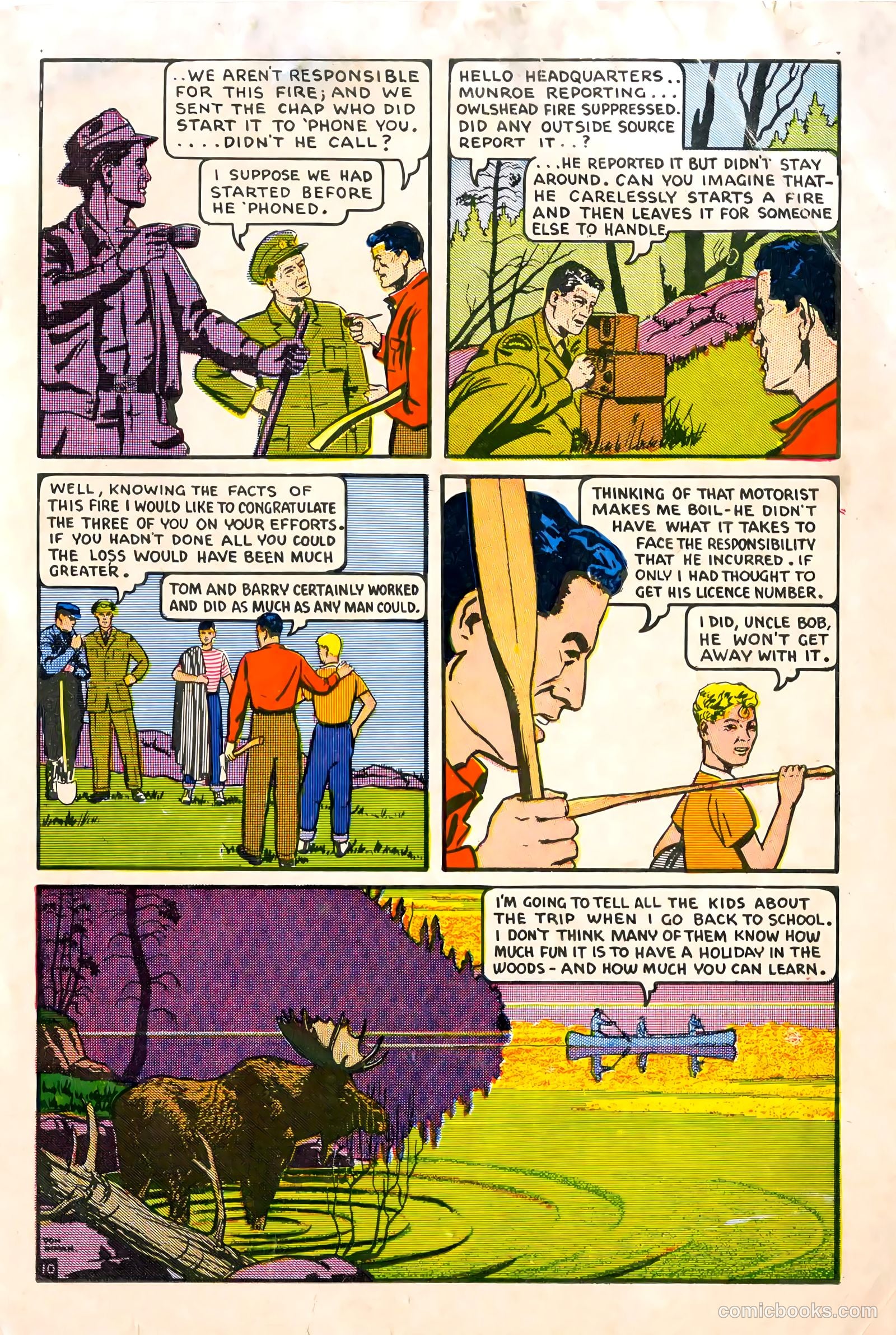 A City Boy in the Woods #nn (1955) — page 11 of 12