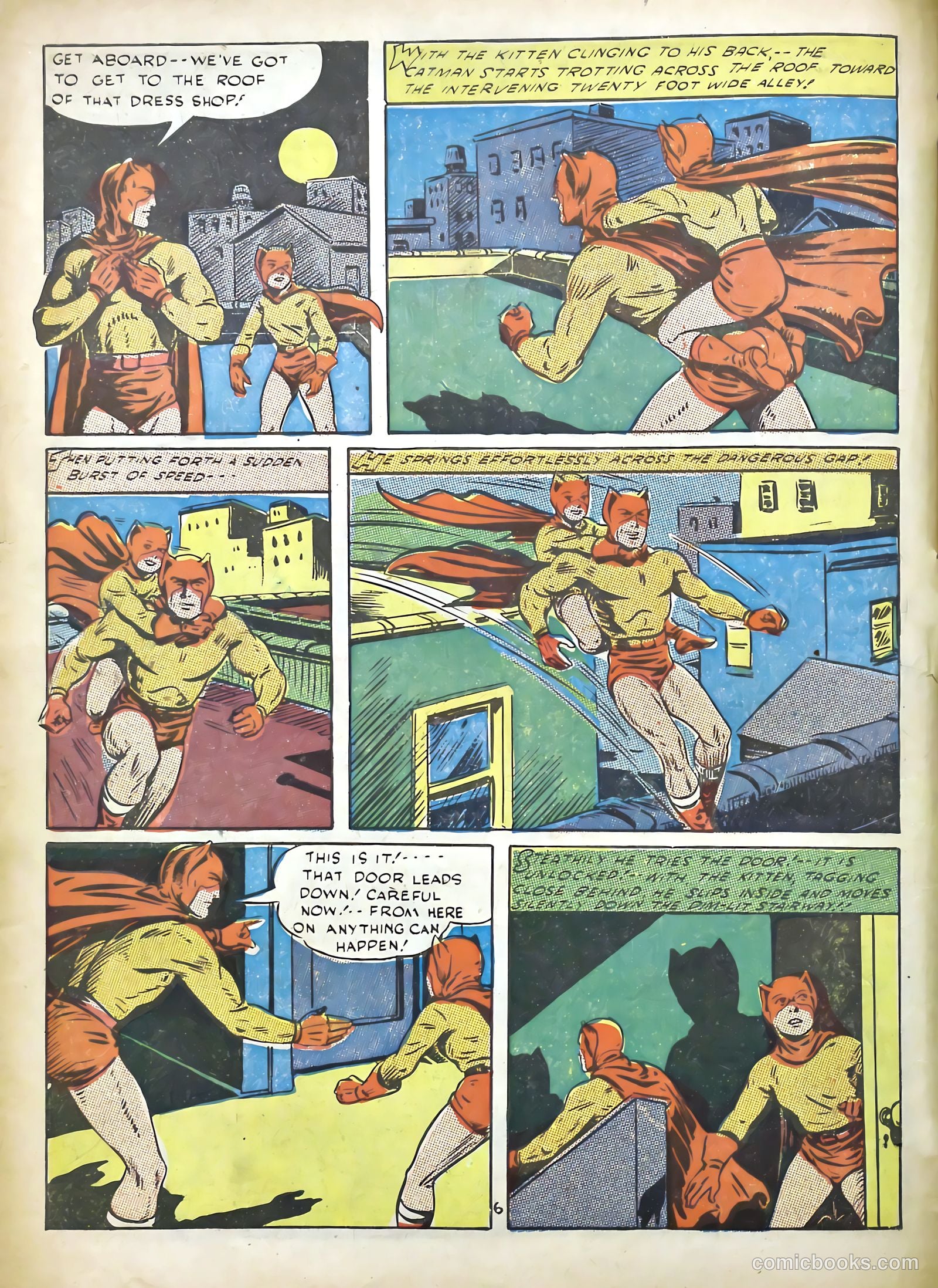 Cat-Man Comics #22 (1941) — page 8 of 58